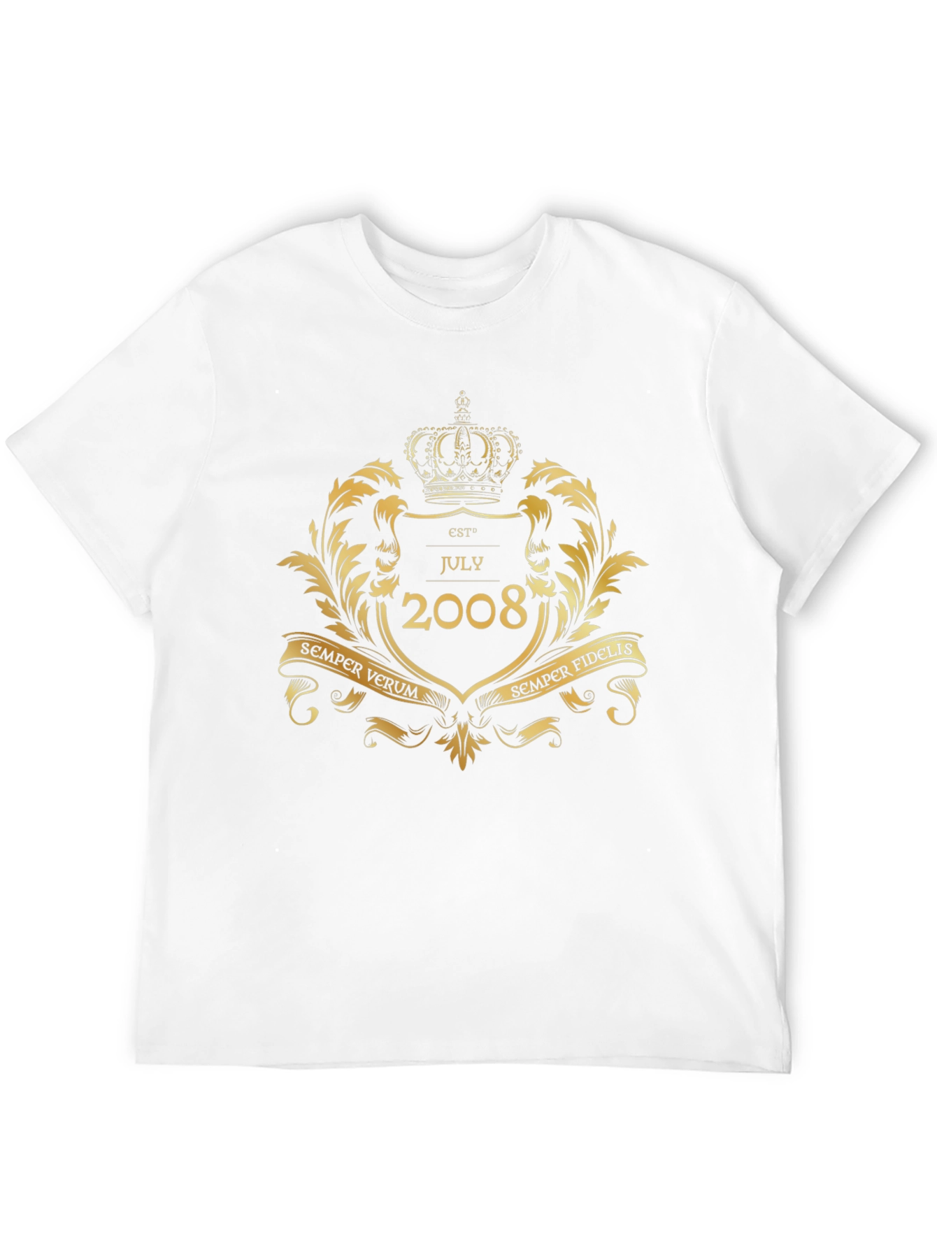 Est. July 2008 T-Shirt - Semper Verum Semper Fidelis