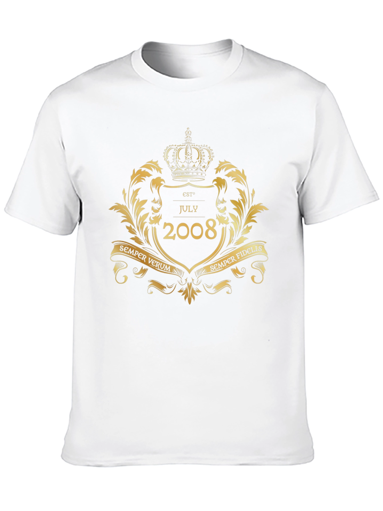 Est. July 2008 T-Shirt - Semper Verum Semper Fidelis