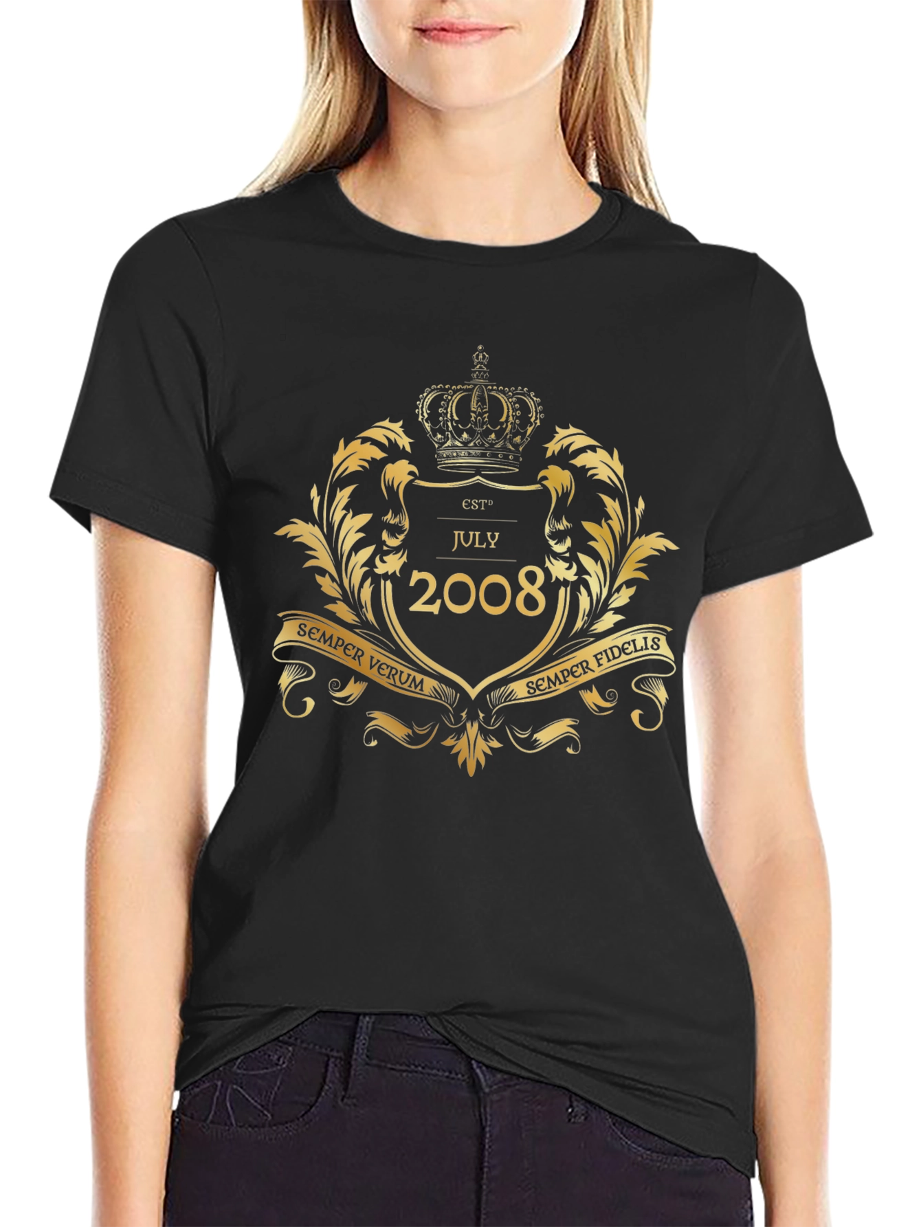 Est. July 2008 T-Shirt - Semper Verum Semper Fidelis