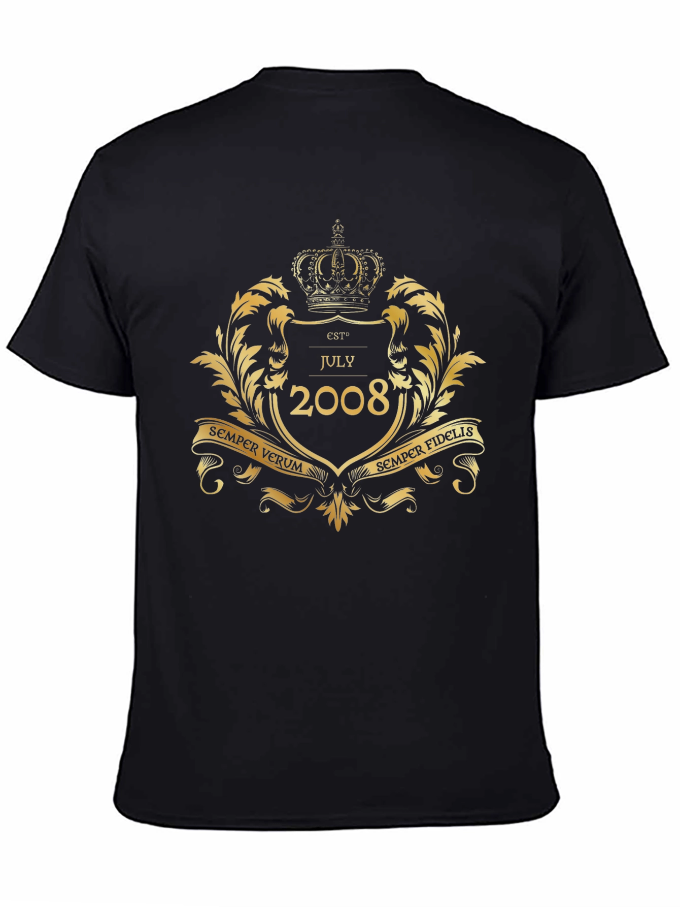 Est. July 2008 T-Shirt - Semper Verum Semper Fidelis