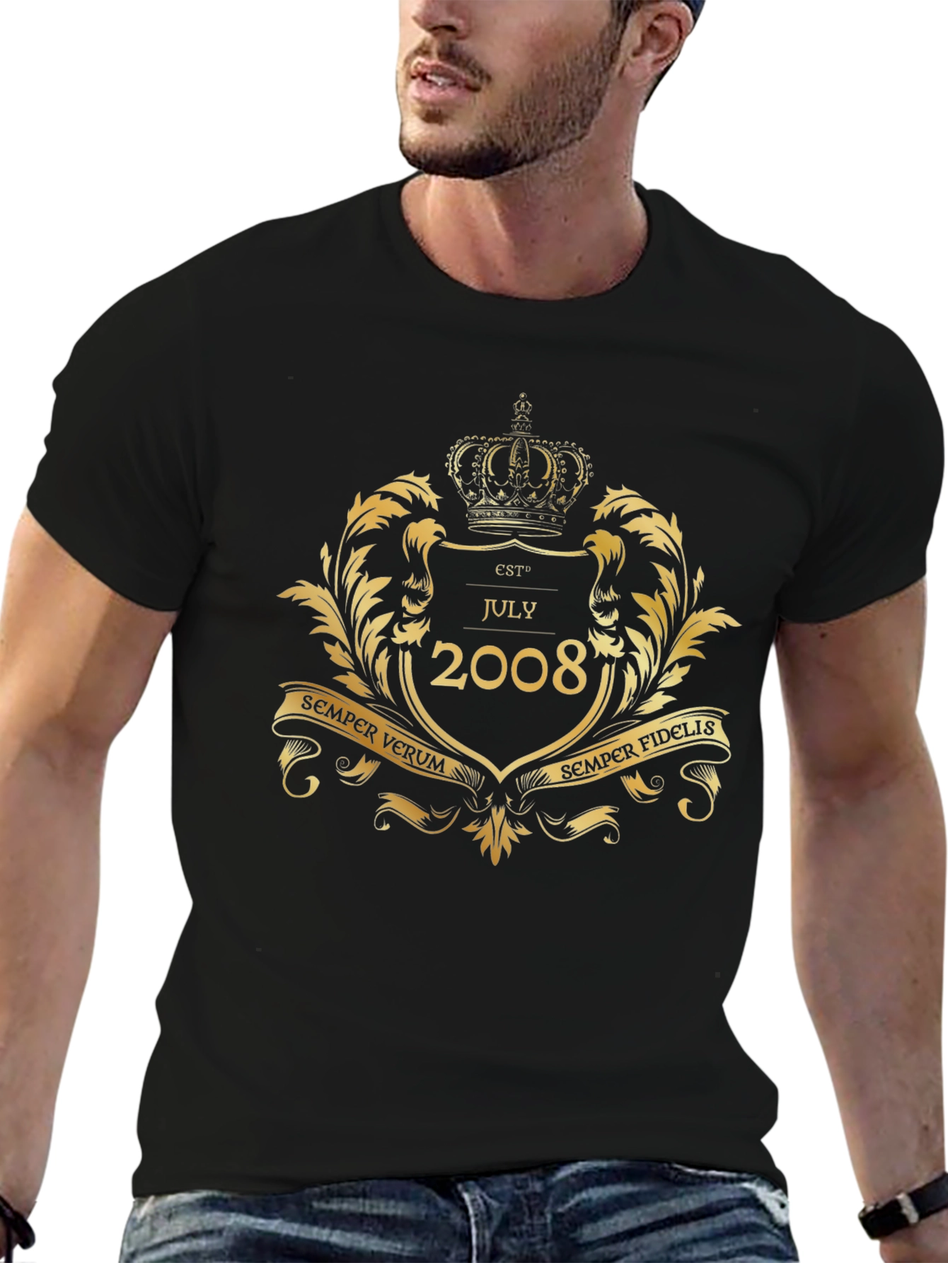 Est. July 2008 T-Shirt - Semper Verum Semper Fidelis