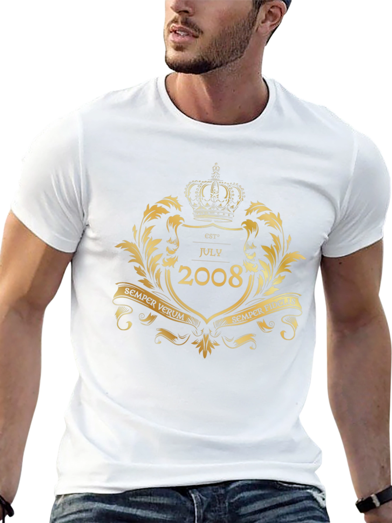 Est. July 2008 T-Shirt - Semper Verum Semper Fidelis