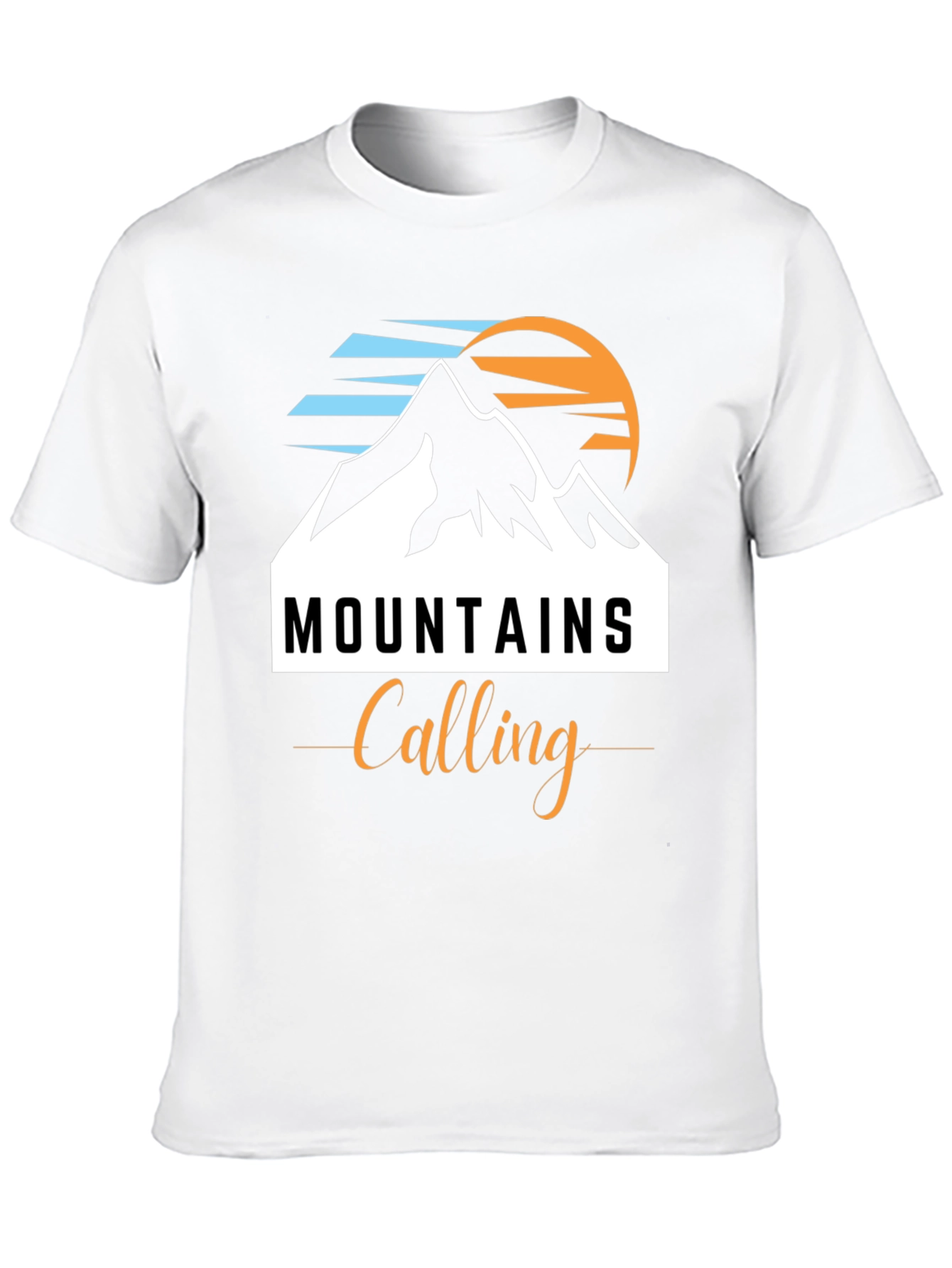 Mountains Calling Black T-Shirt
