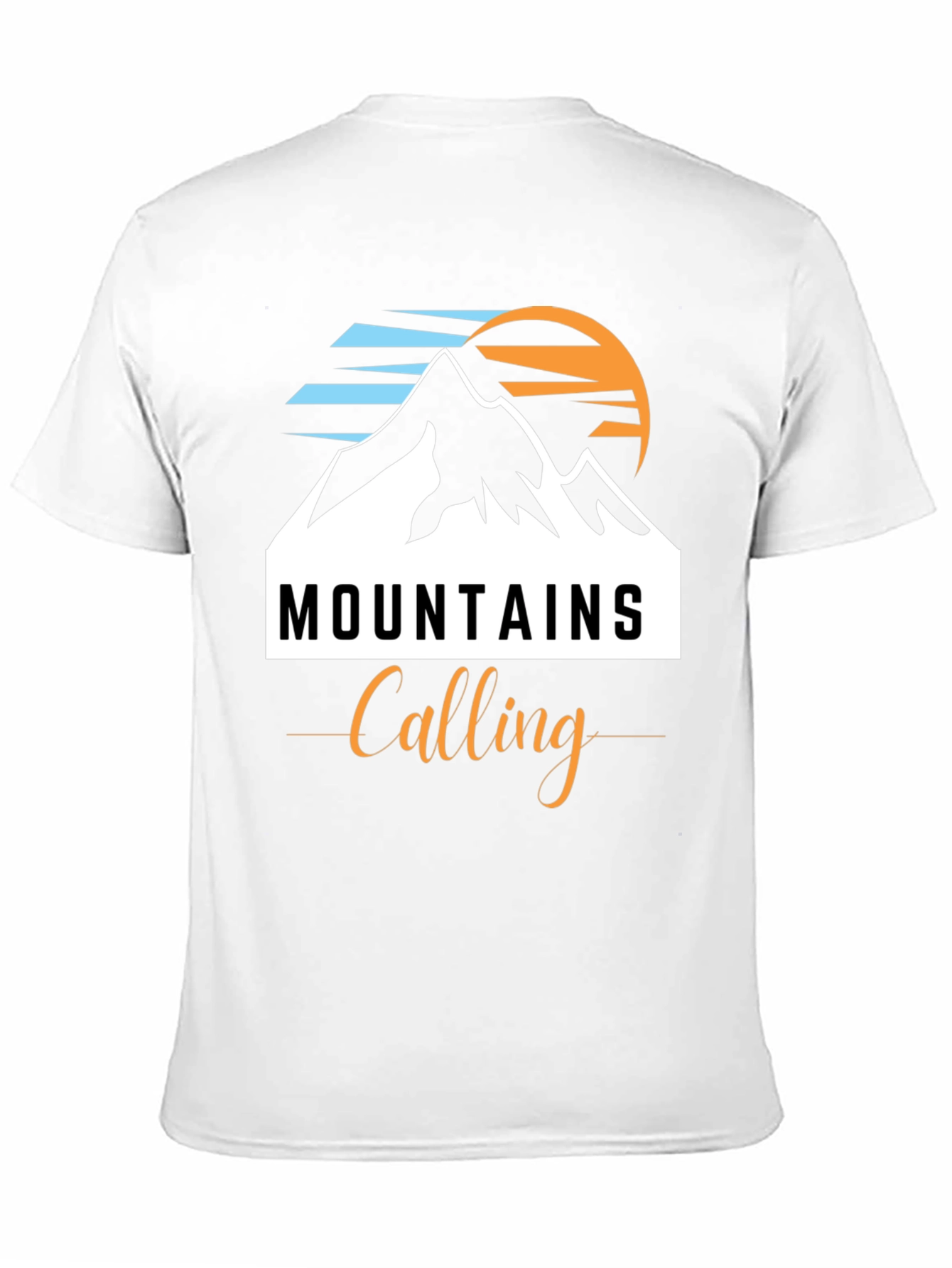 Mountains Calling Black T-Shirt