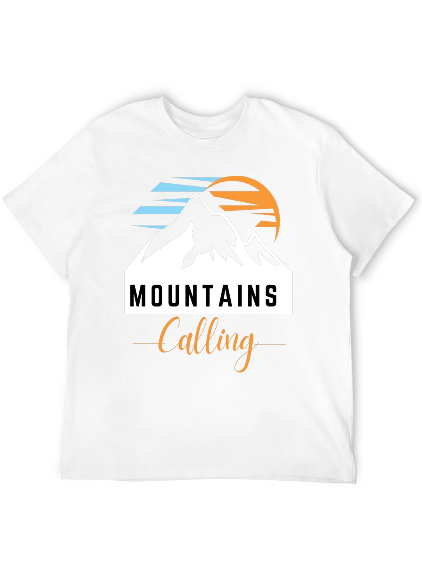 Mountains Calling Black T-Shirt