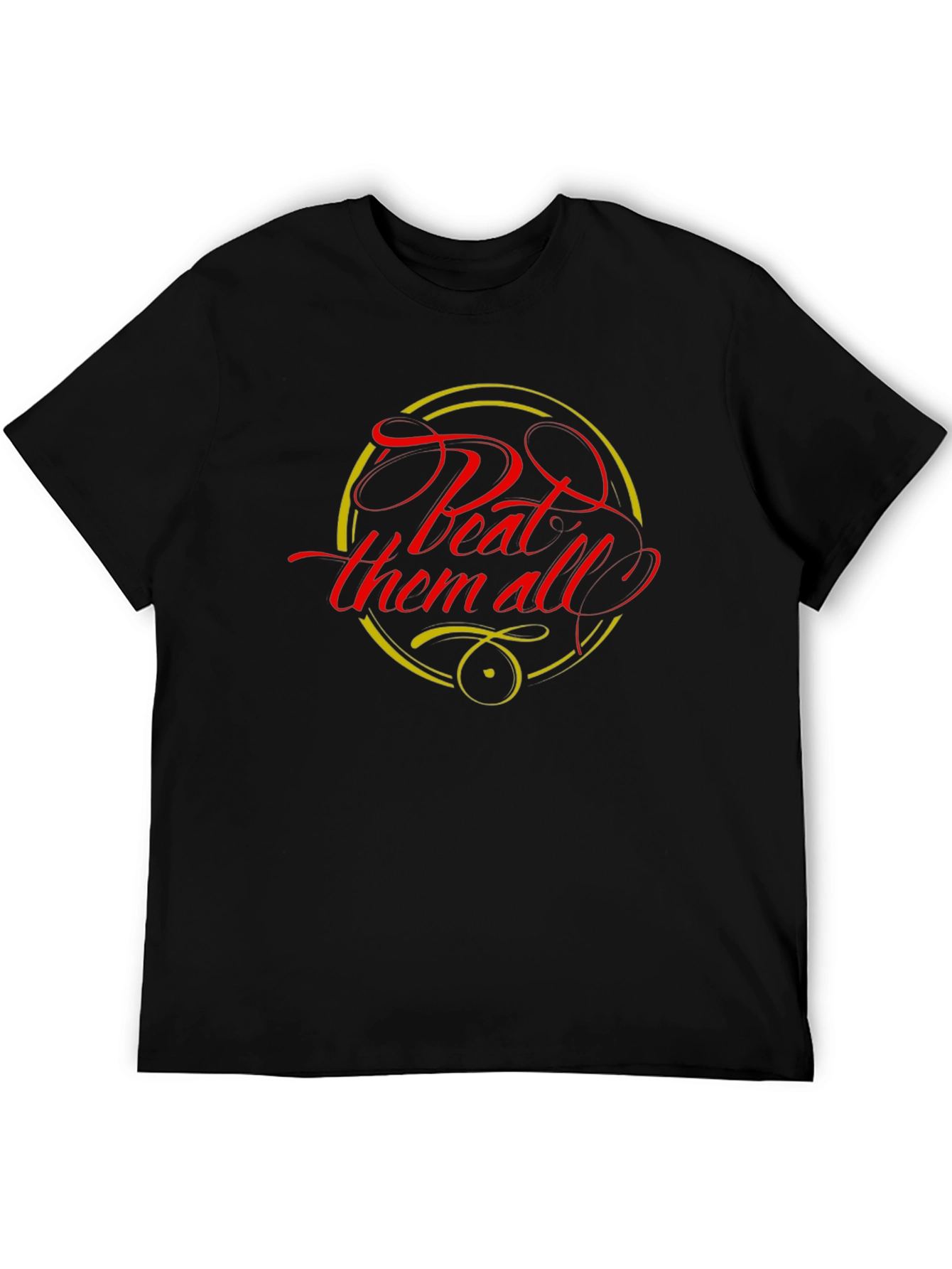 Beat Them All Graphic Tee - Bold Statement Shirt