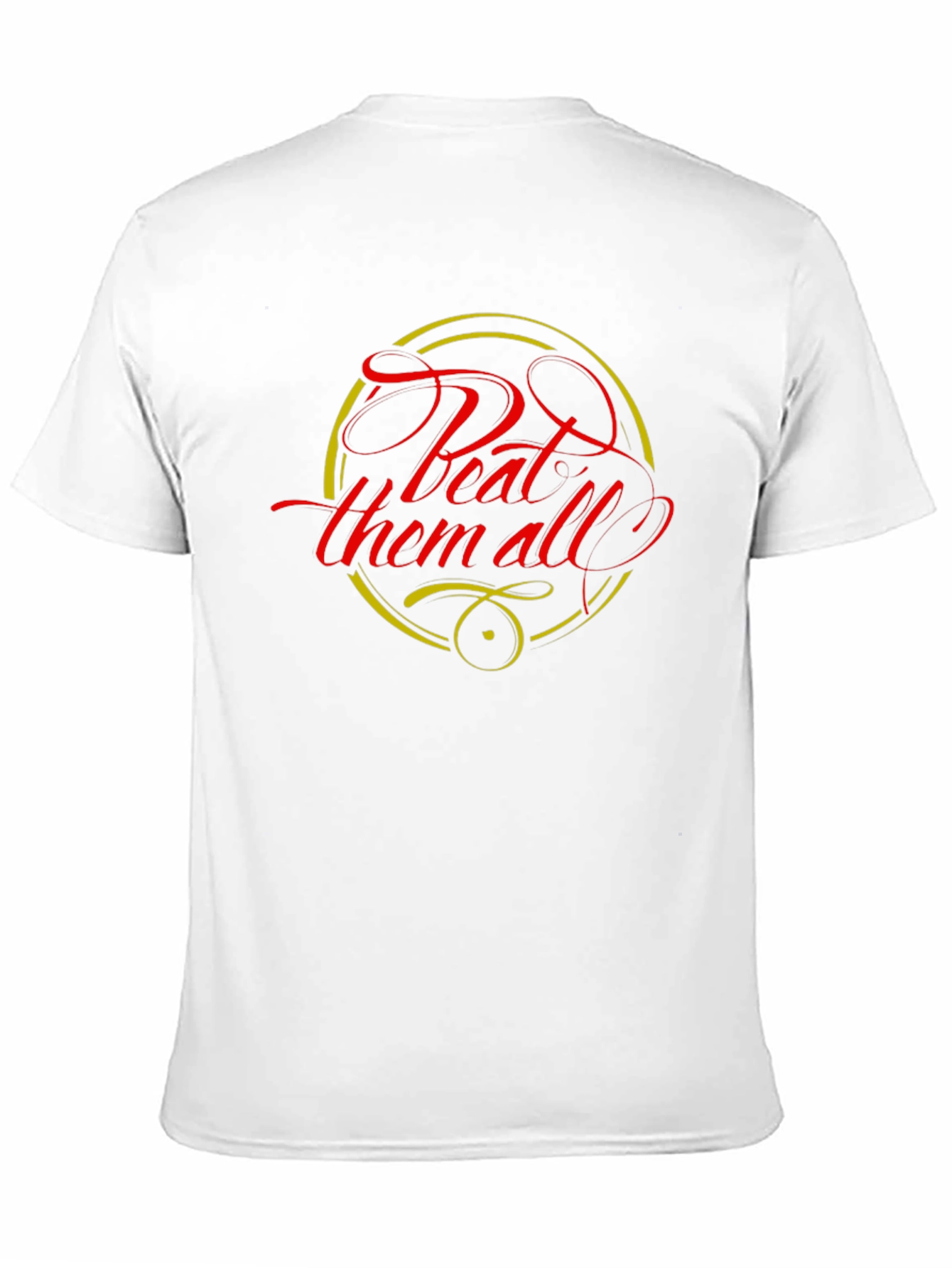 Beat Them All Graphic Tee - Bold Statement Shirt