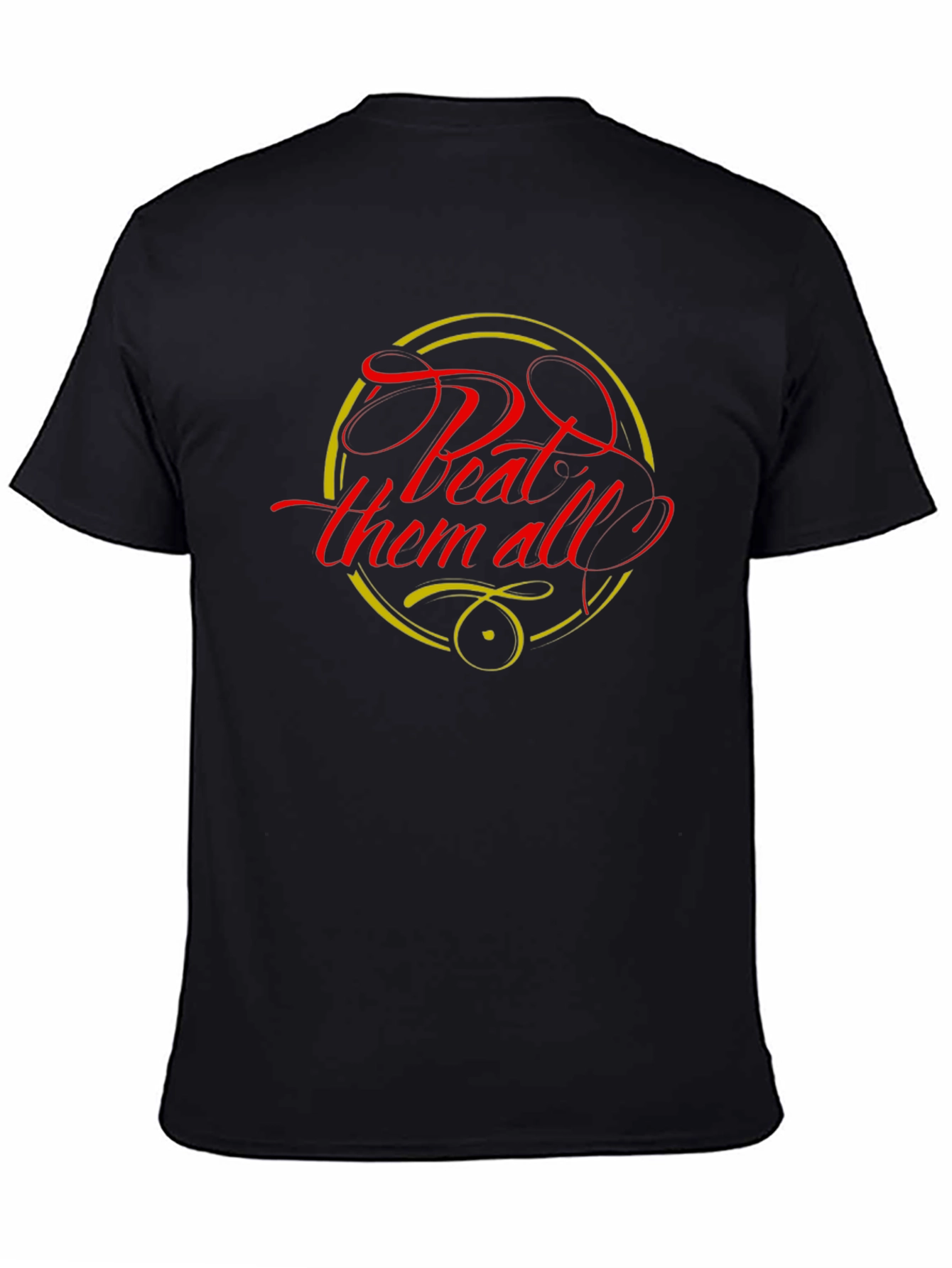 Beat Them All Graphic Tee - Bold Statement Shirt