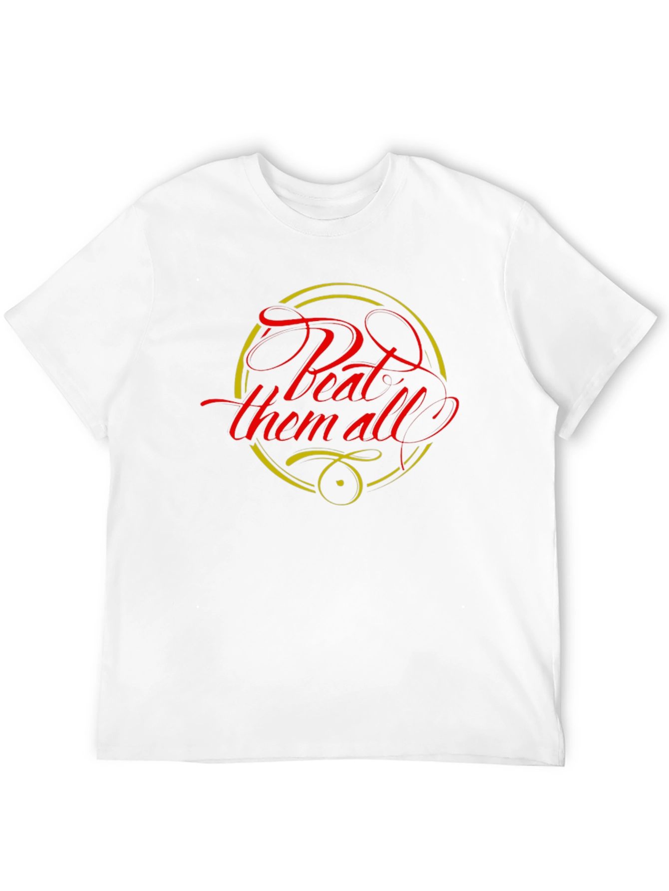 Beat Them All Graphic Tee - Bold Statement Shirt
