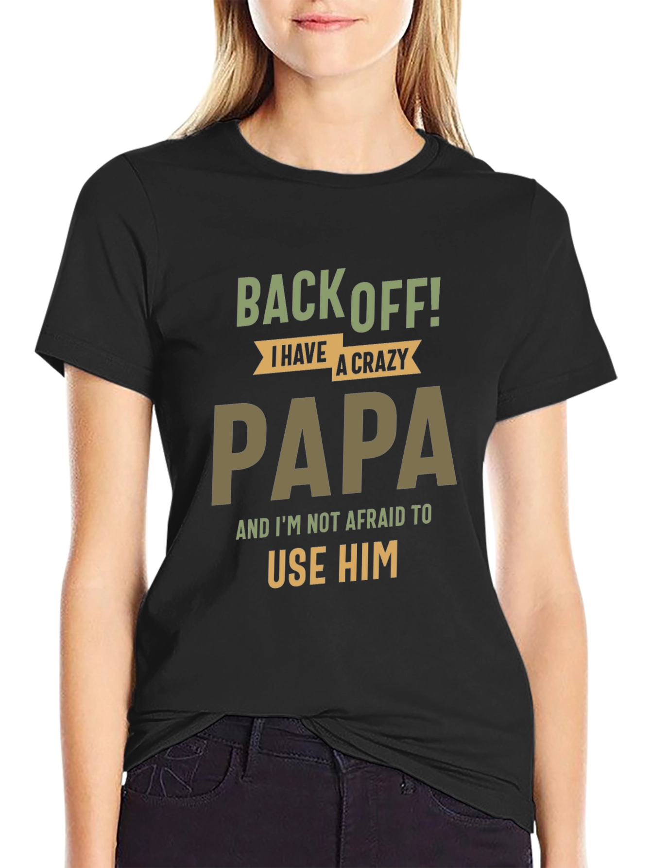 Crazy Papa Graphic T-Shirt - Funny Dad Tee