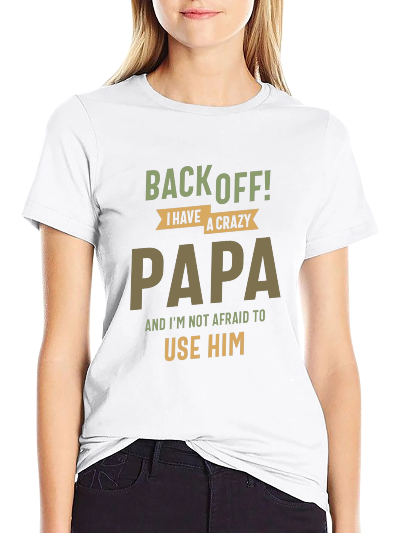 Crazy Papa Graphic T-Shirt - Funny Dad Tee