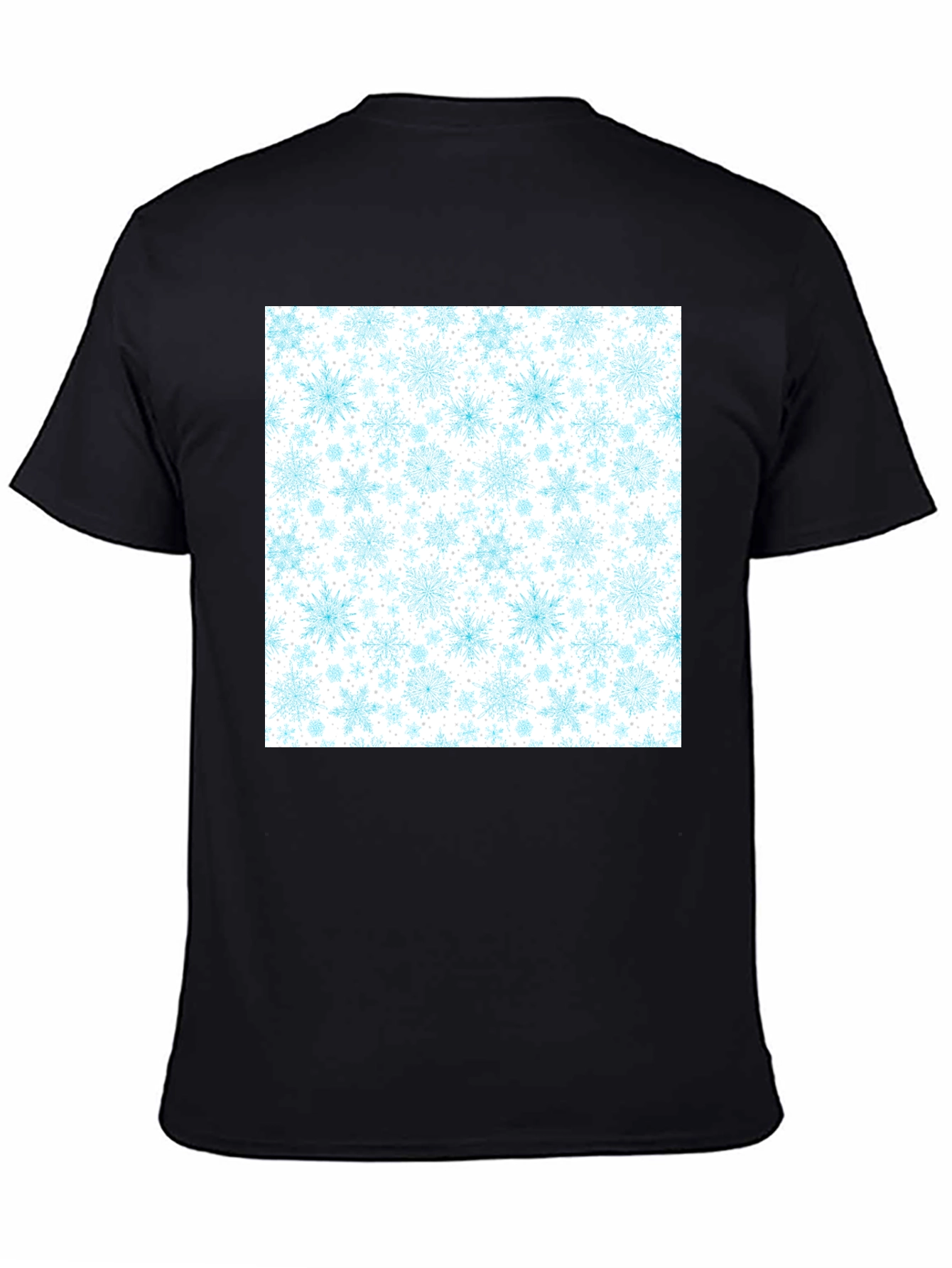 Snowflake Pattern T-Shirt - Winter Holiday Tee