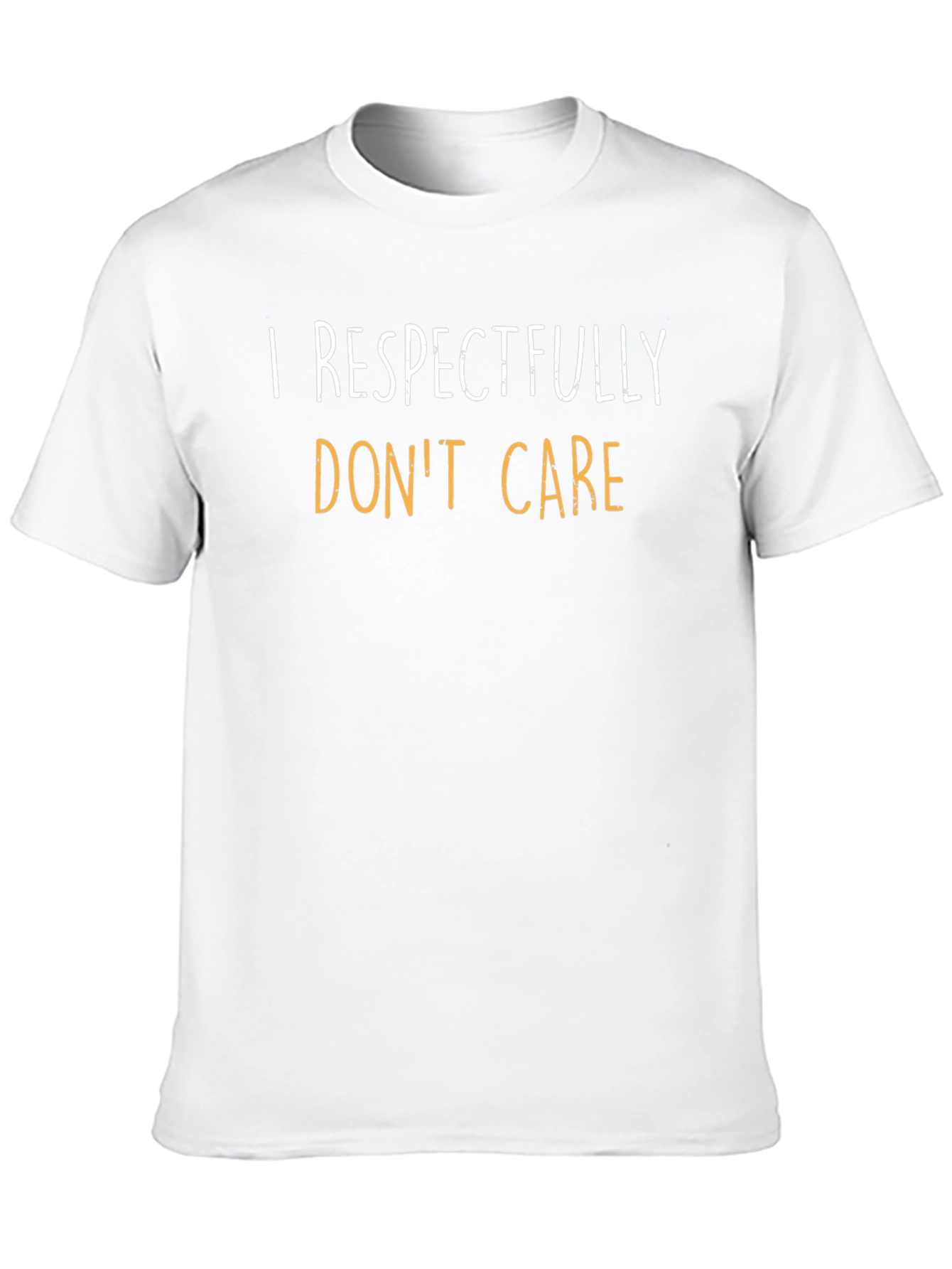 Respectfully Dont Care Graphic Tee - Black