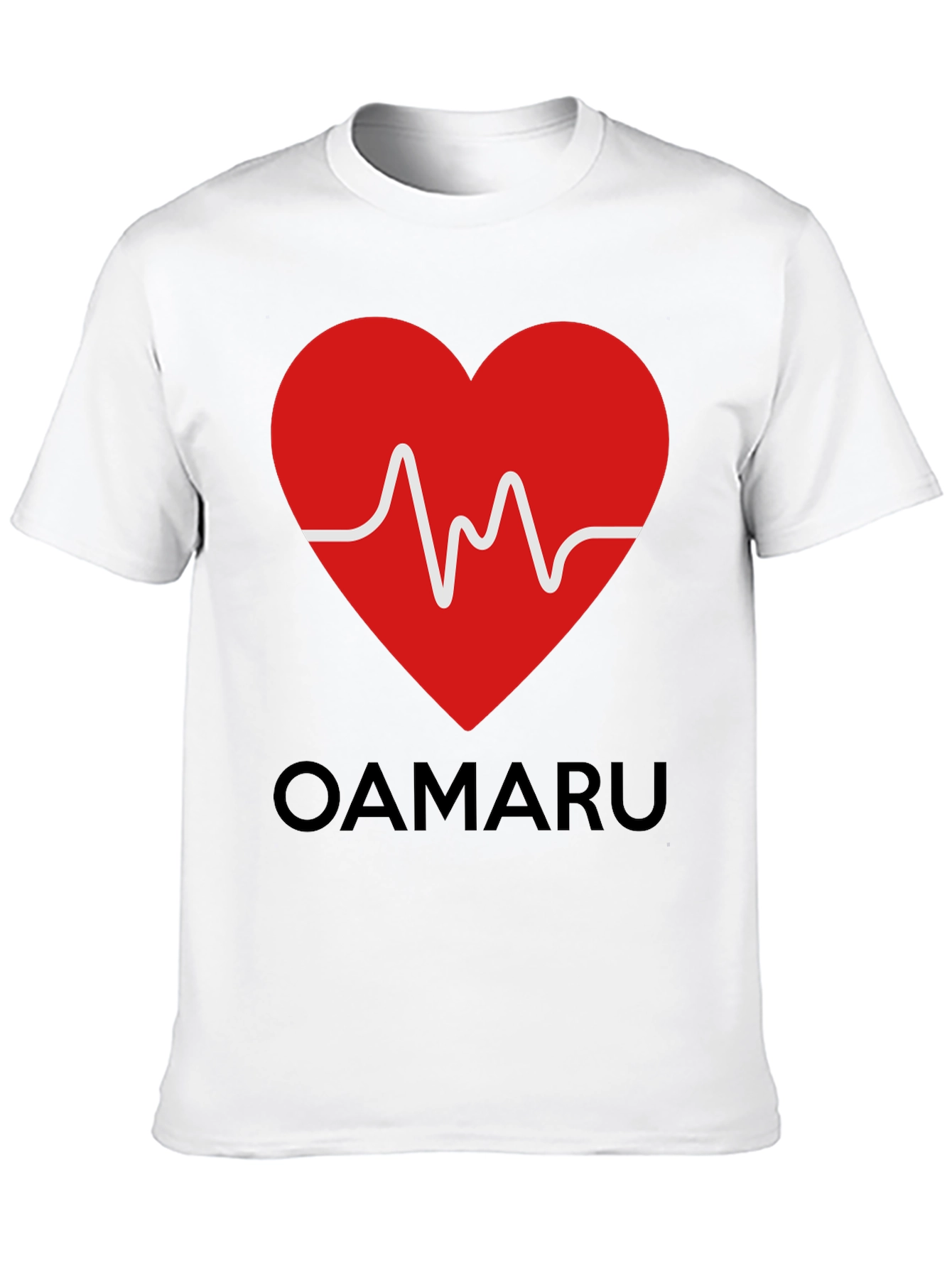 Heartbeat OAMARU Graphic T-Shirt - Trendy Casual Wear