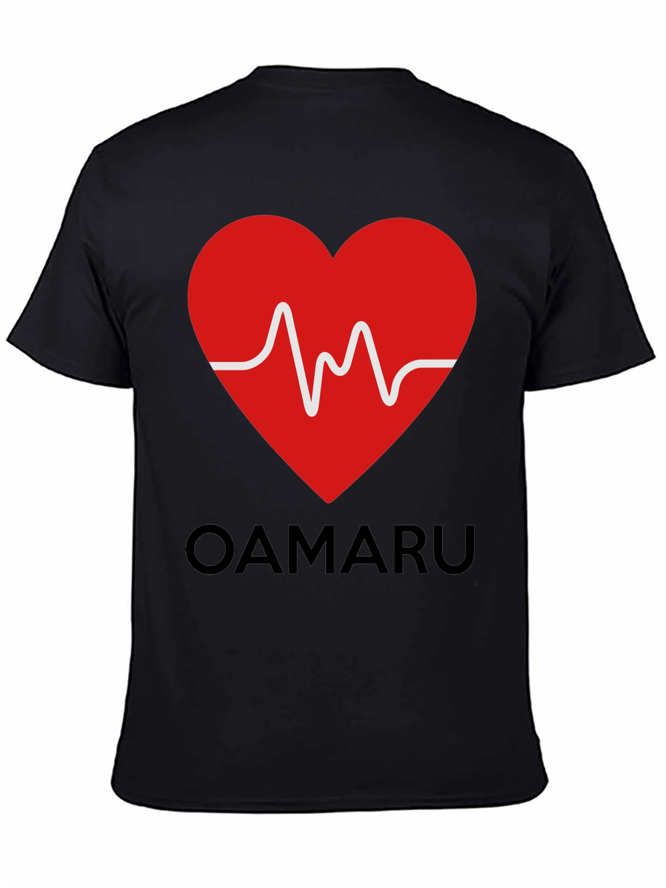 Heartbeat OAMARU Graphic T-Shirt - Trendy Casual Wear