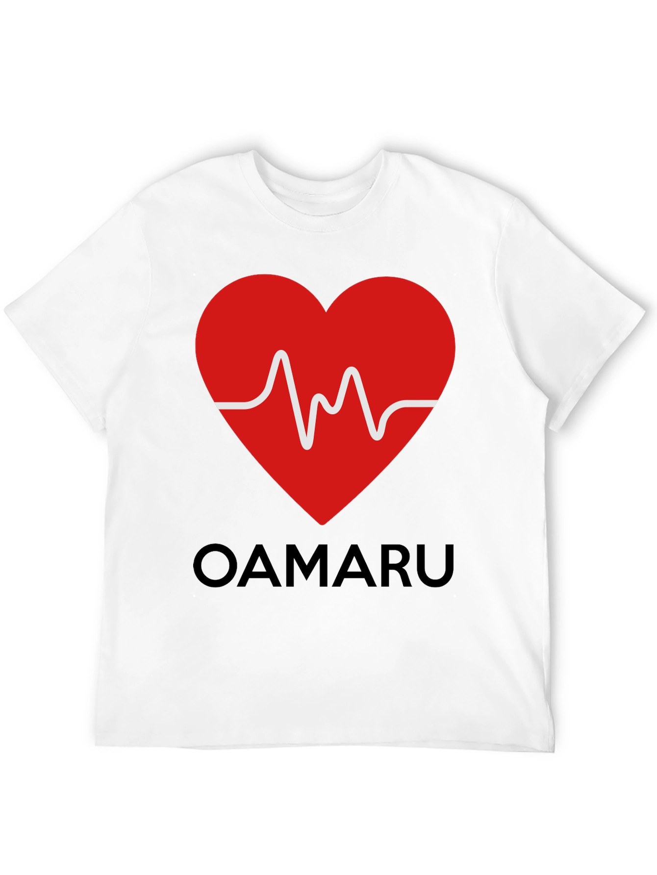 Heartbeat OAMARU Graphic T-Shirt - Trendy Casual Wear