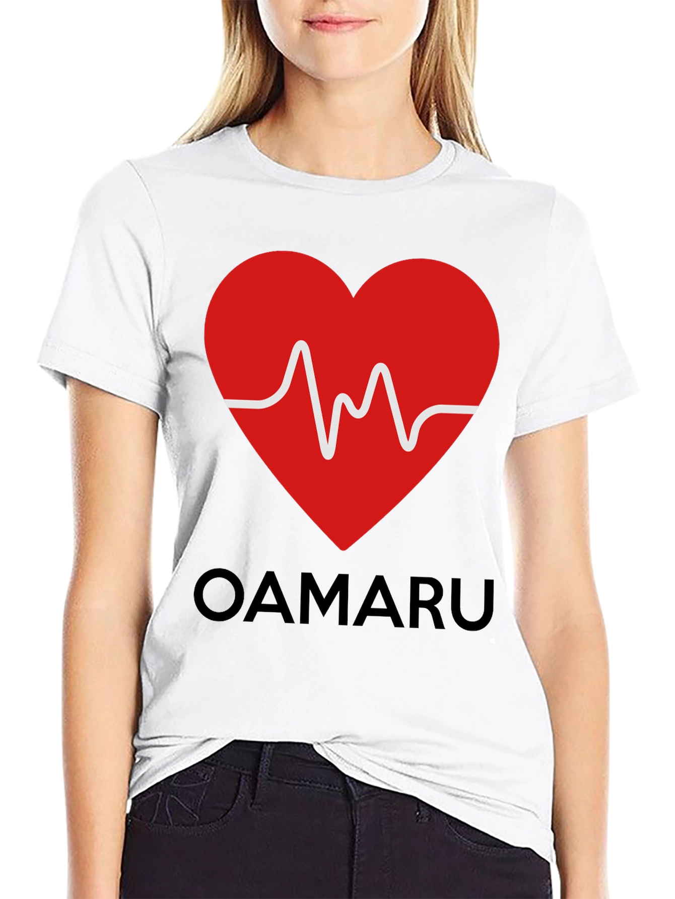 Heartbeat OAMARU Graphic T-Shirt - Trendy Casual Wear