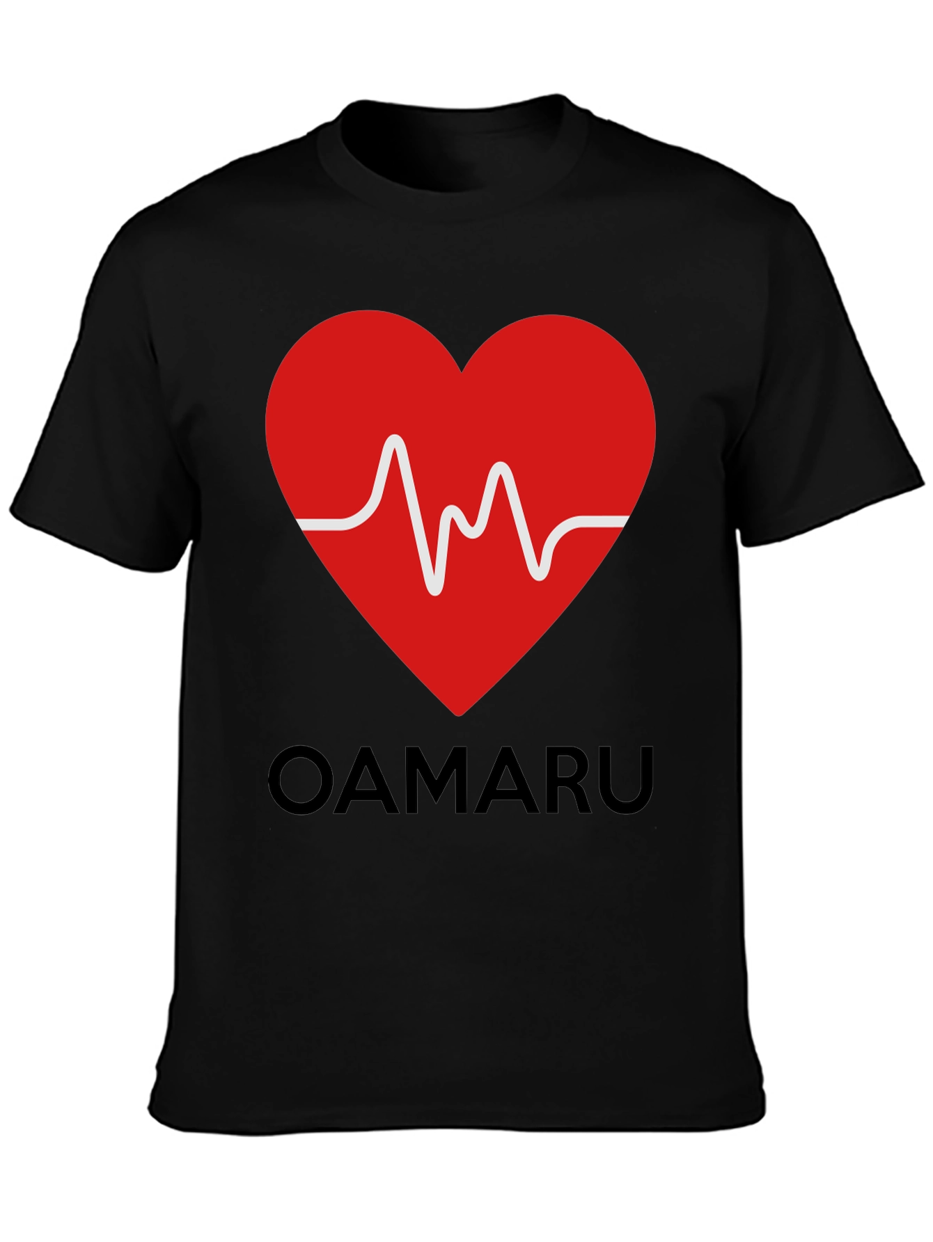 Heartbeat OAMARU Graphic T-Shirt - Trendy Casual Wear