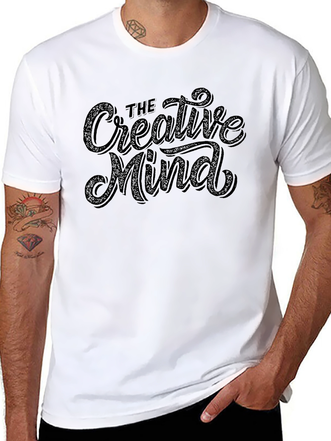 Creative Mind Black Graphic Tee