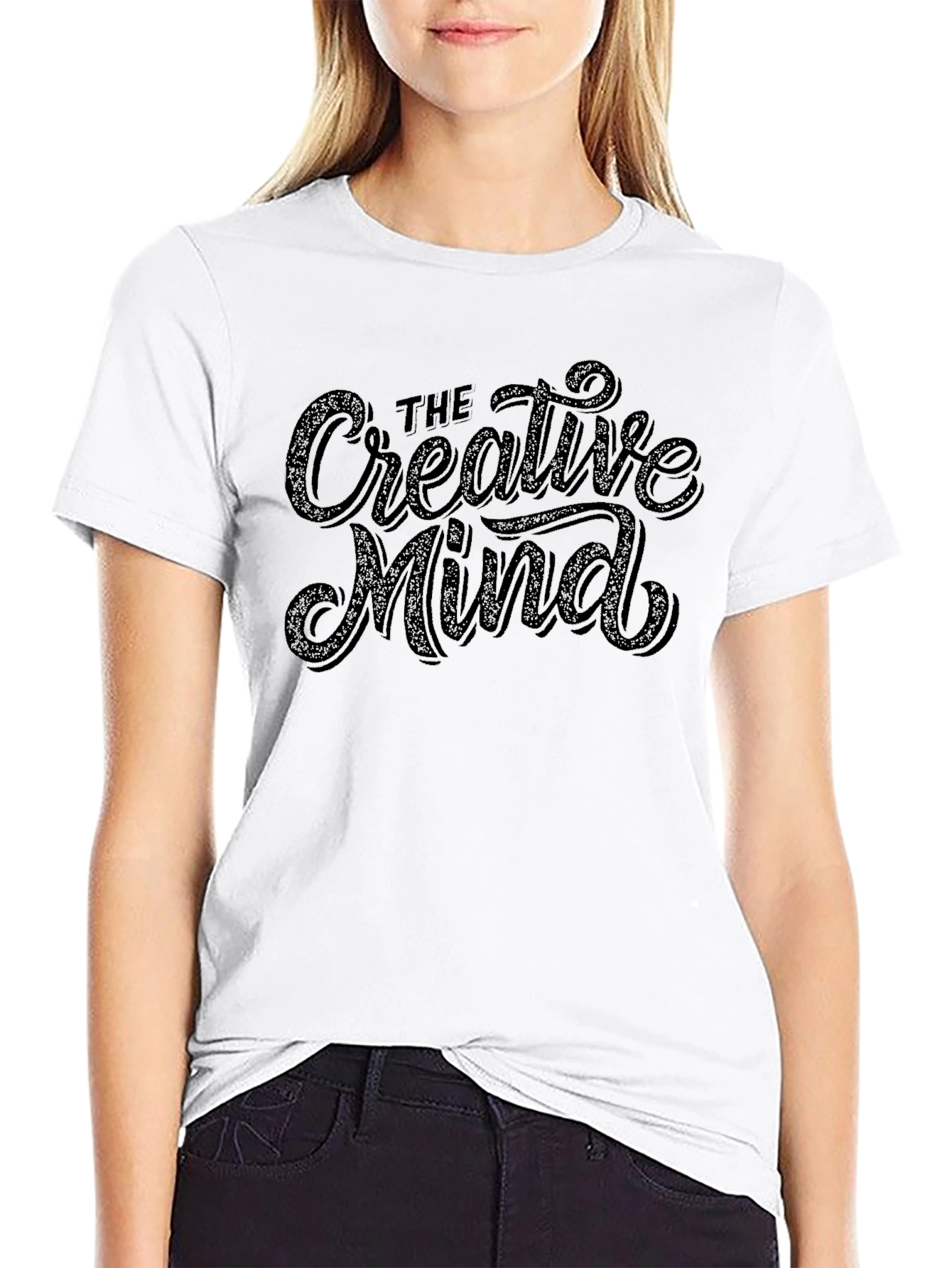 Creative Mind Black Graphic Tee