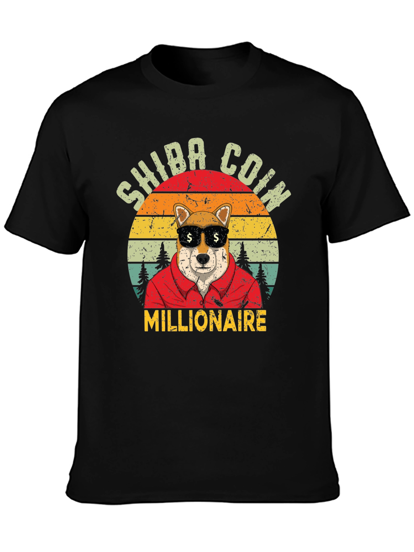 Shiba Coin Millionaire T-Shirt - Crypto Doge