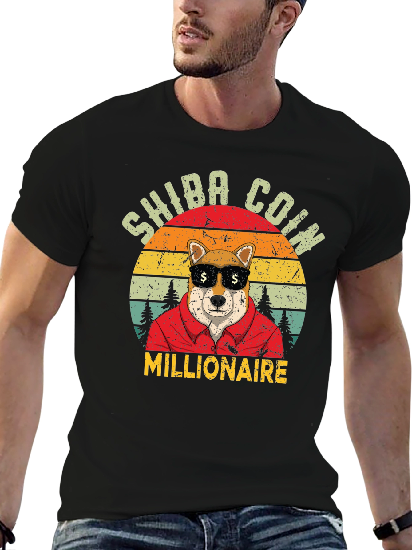 Shiba Coin Millionaire T-Shirt - Crypto Doge