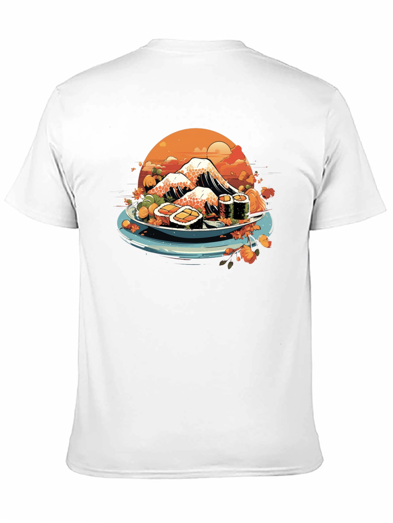 Sushi Mountain T-Shirt - Unique Graphic Tee