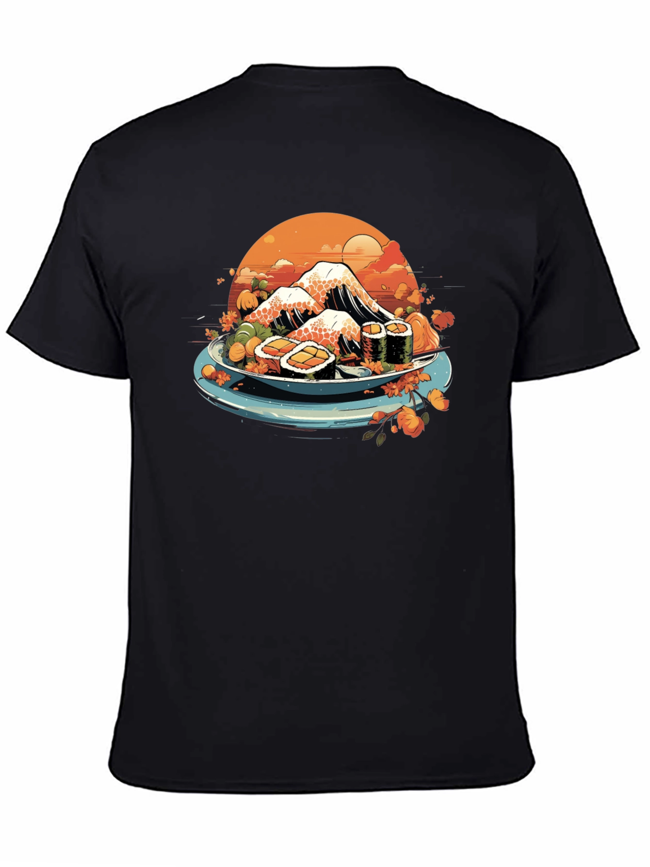 Sushi Mountain T-Shirt - Unique Graphic Tee
