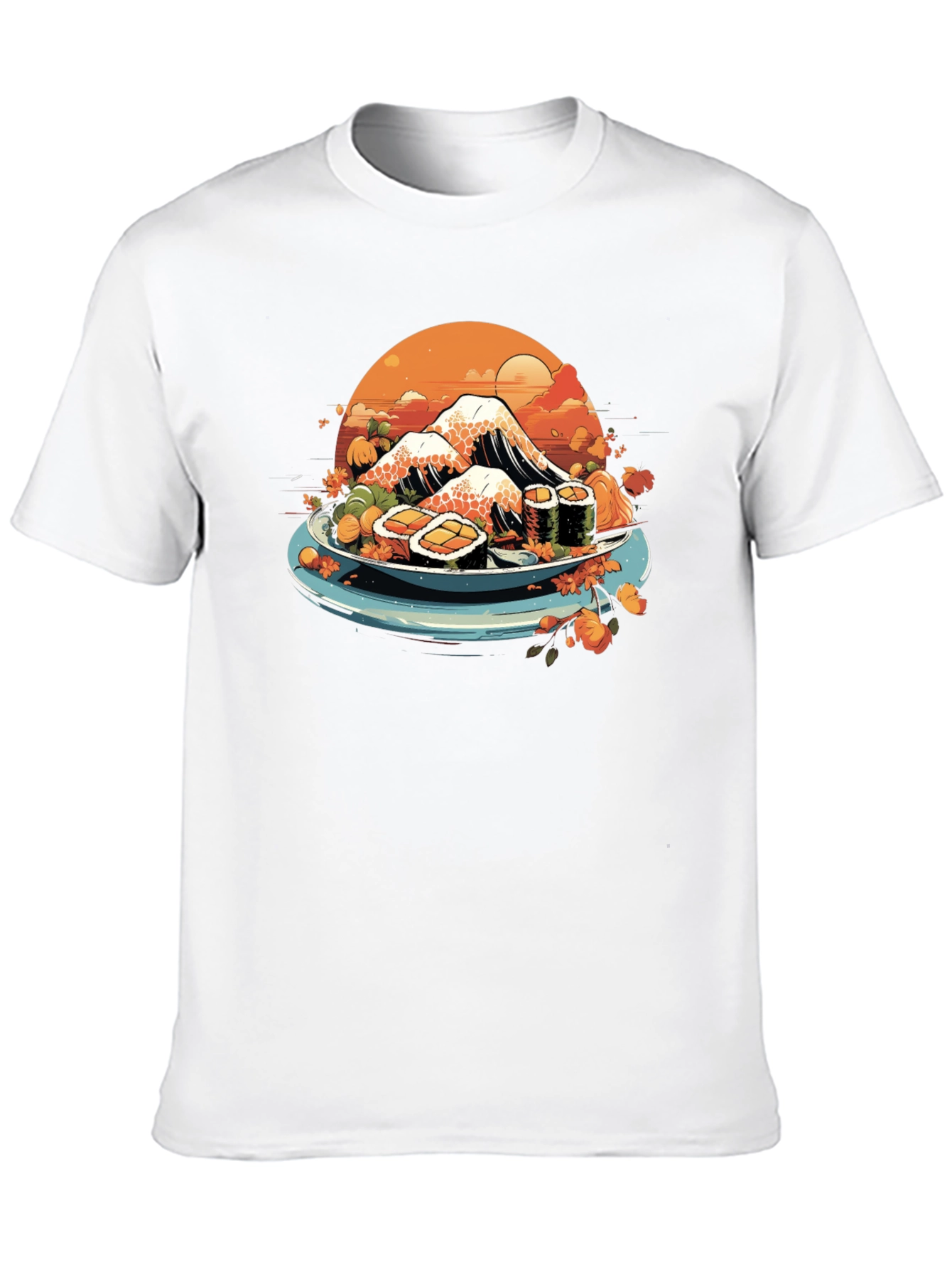 Sushi Mountain T-Shirt - Unique Graphic Tee