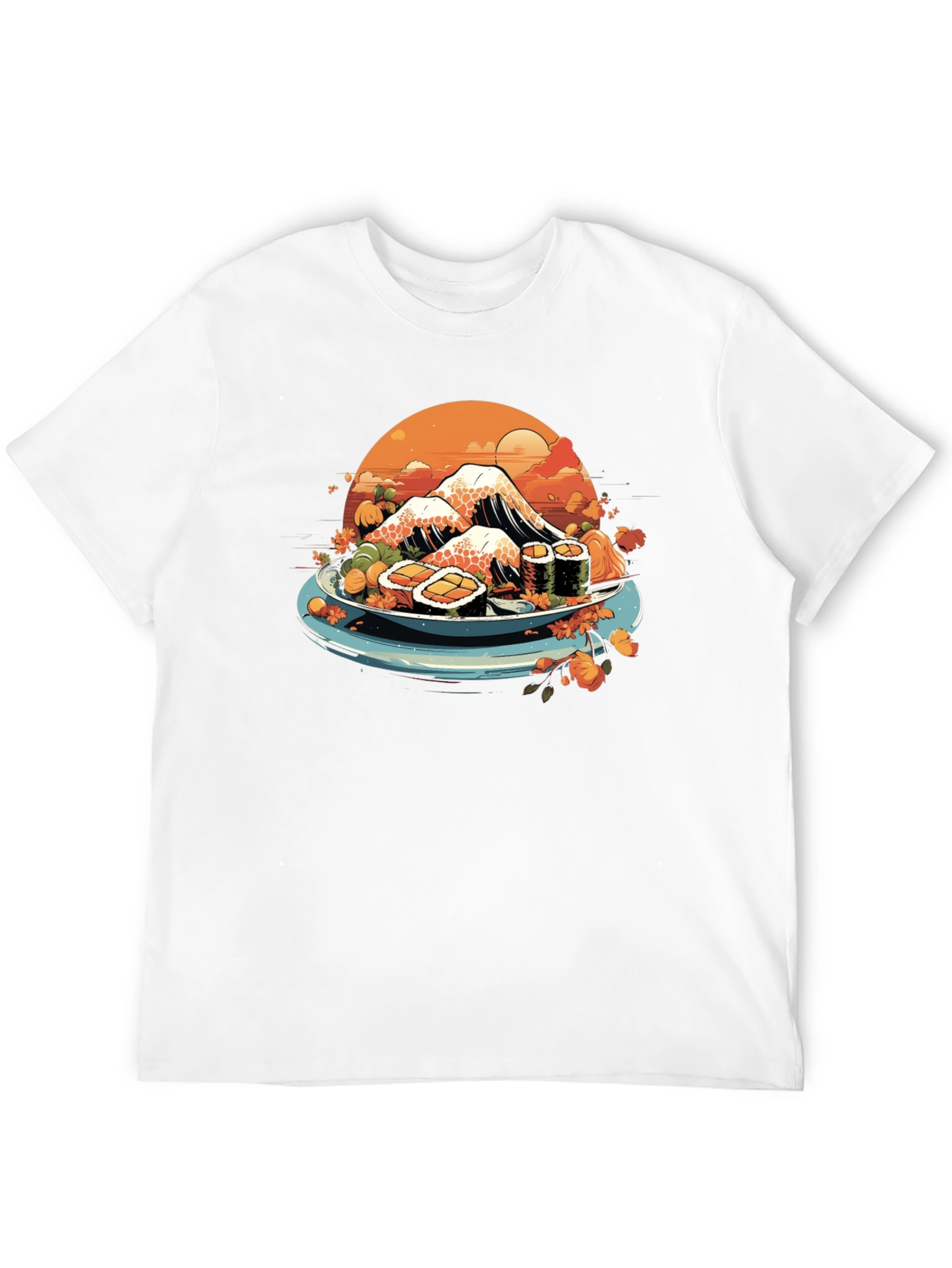 Sushi Mountain T-Shirt - Unique Graphic Tee