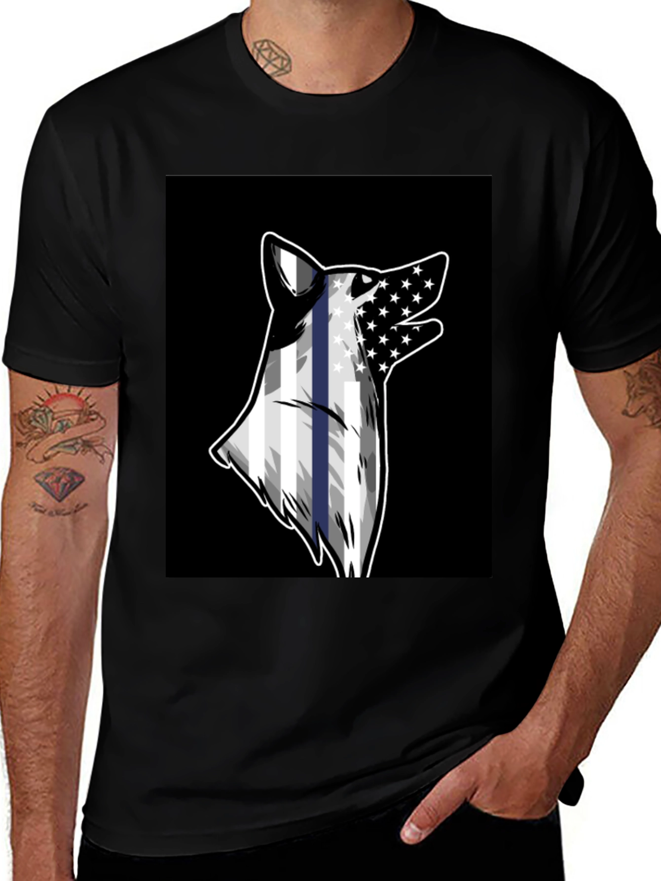 Wolf Flag T-Shirt