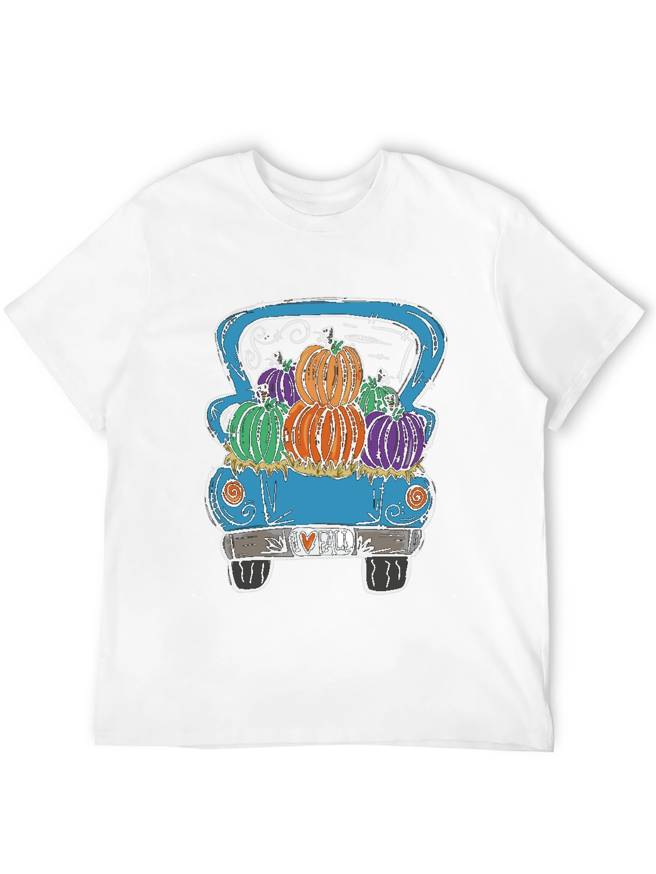Fall Pumpkin Truck Graphic Tee