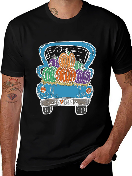 Fall Pumpkin Truck Graphic Tee