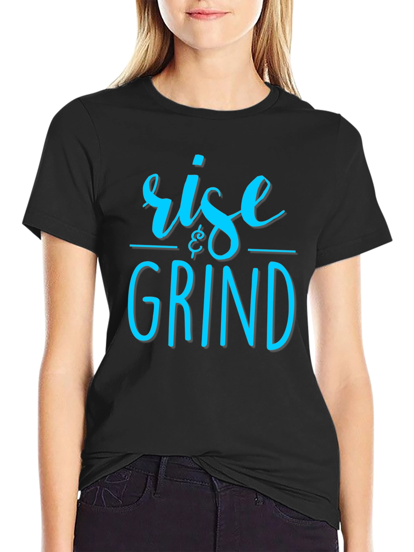 Rise & Grind Graphic T-Shirt - Motivational Tee