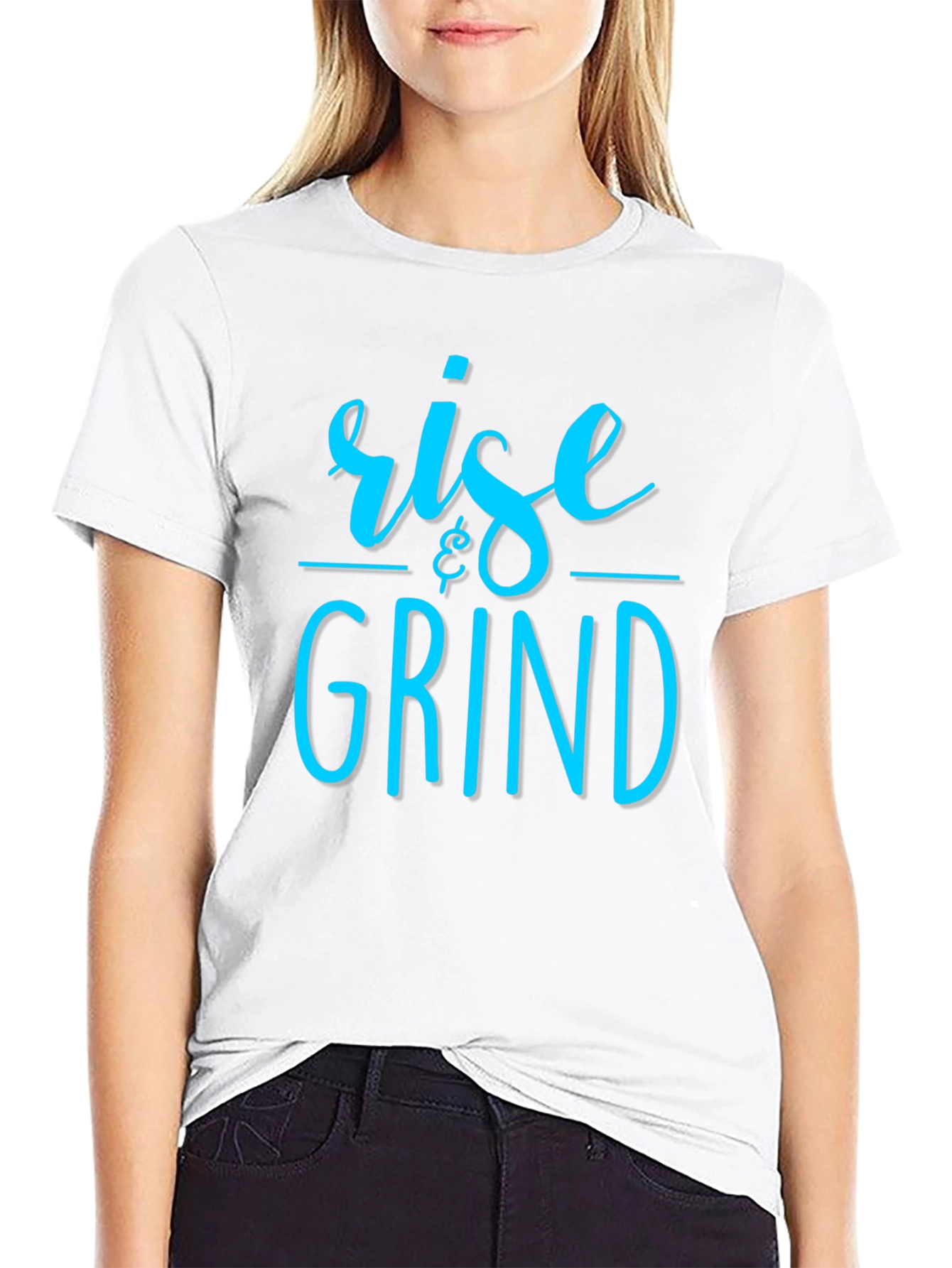 Rise & Grind Graphic T-Shirt - Motivational Tee