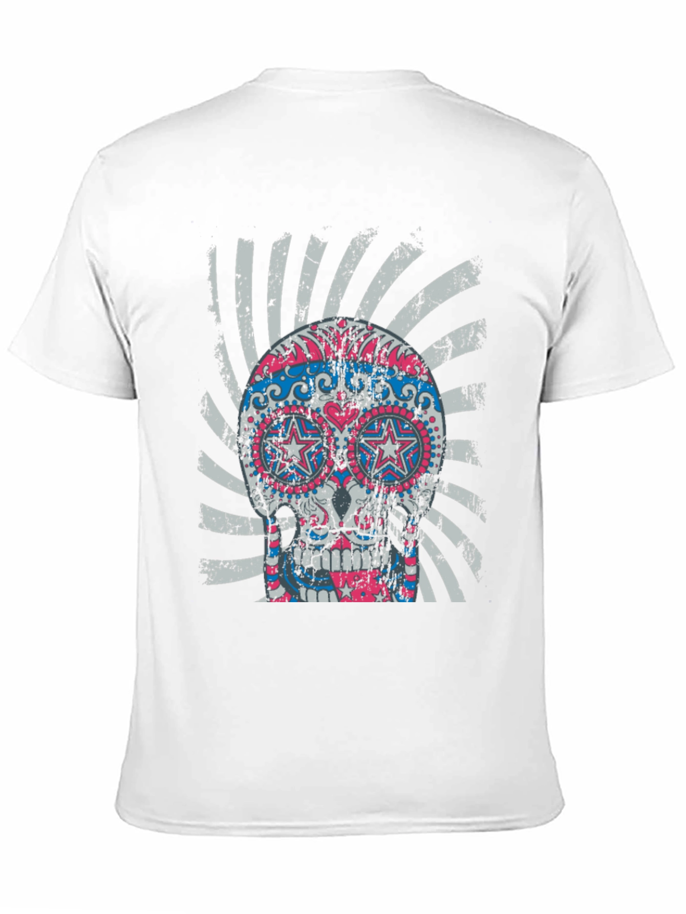 Sugar Skull Graphic Tee - Cool Design!
