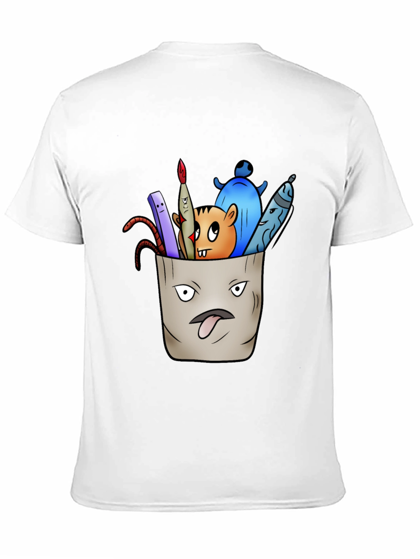 Pocket Monster Graphic Tee - Unique Cartoon Design