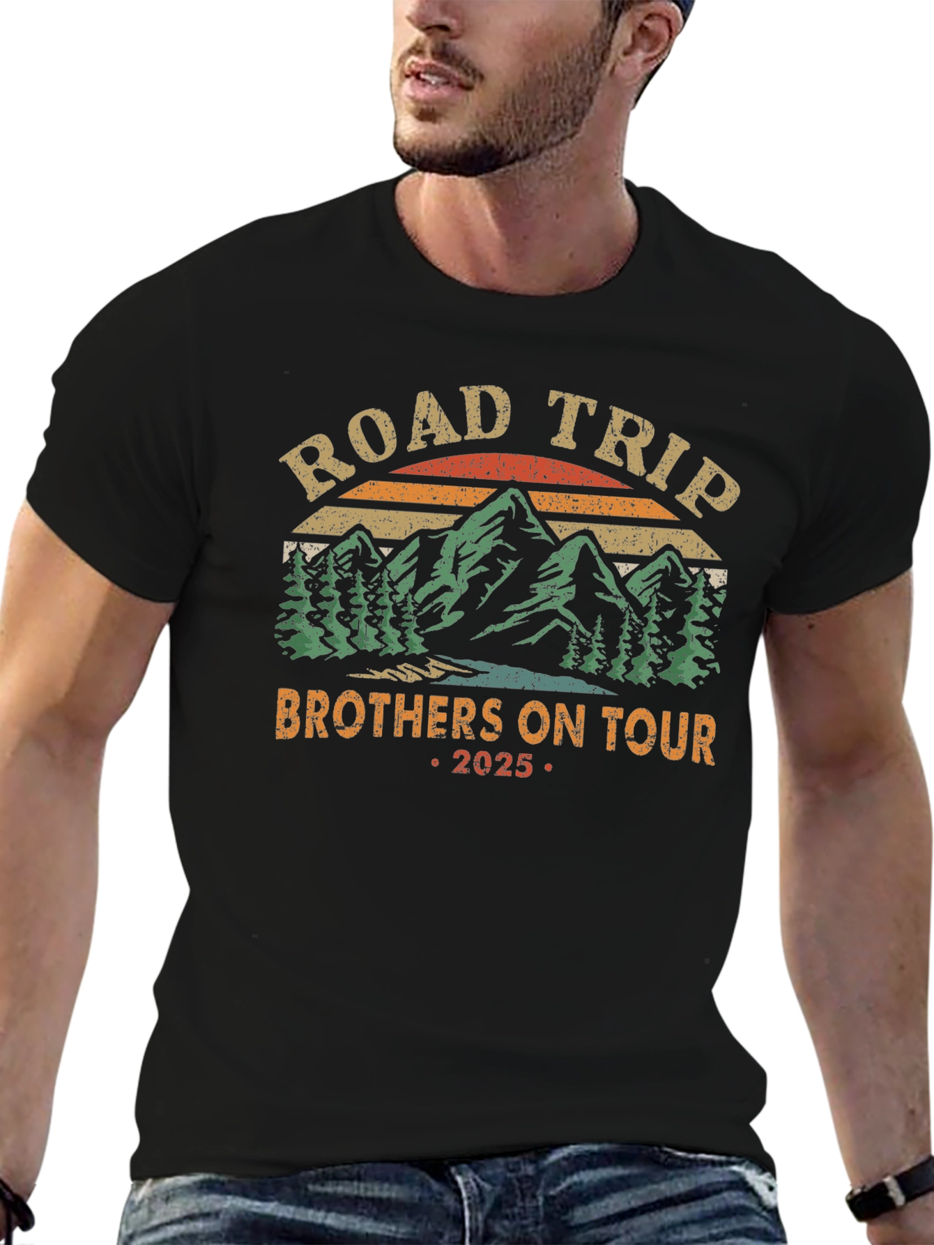 Road Trip Brothers On Tour 2025 T-Shirt