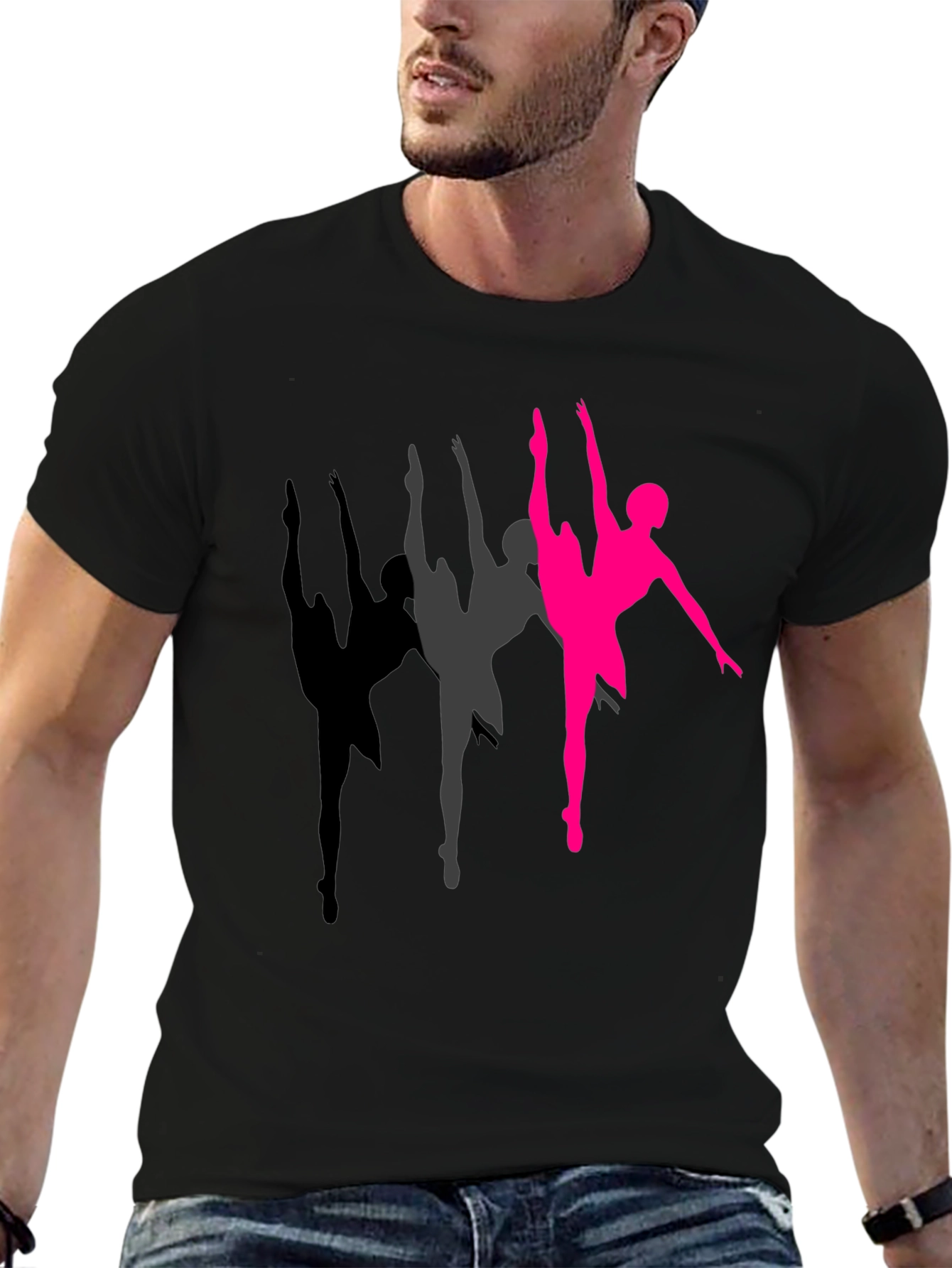 Ballet Dancer T-Shirt - Black Cotton Tee