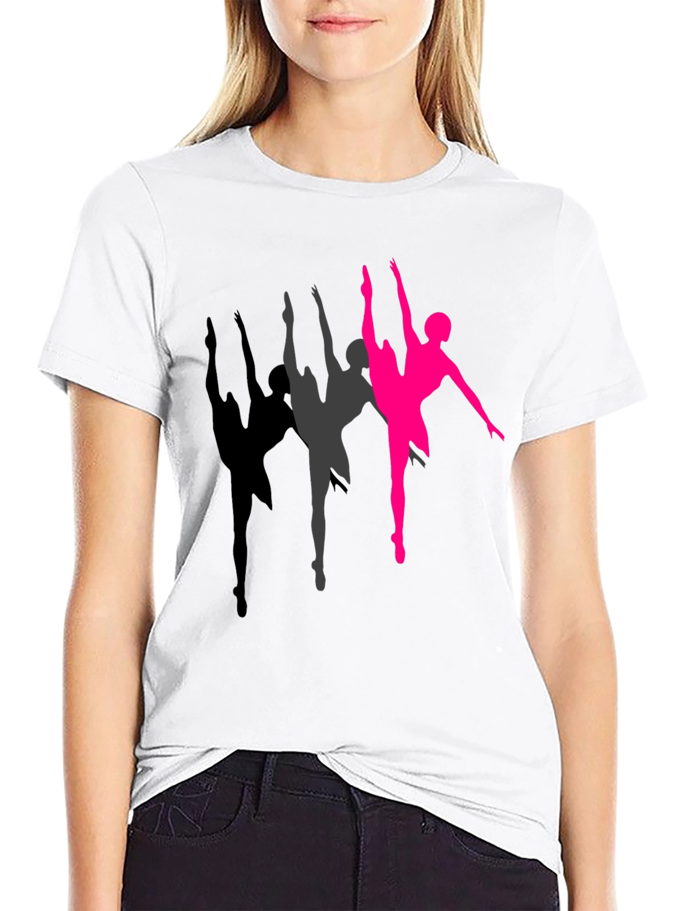 Ballet Dancer T-Shirt - Black Cotton Tee