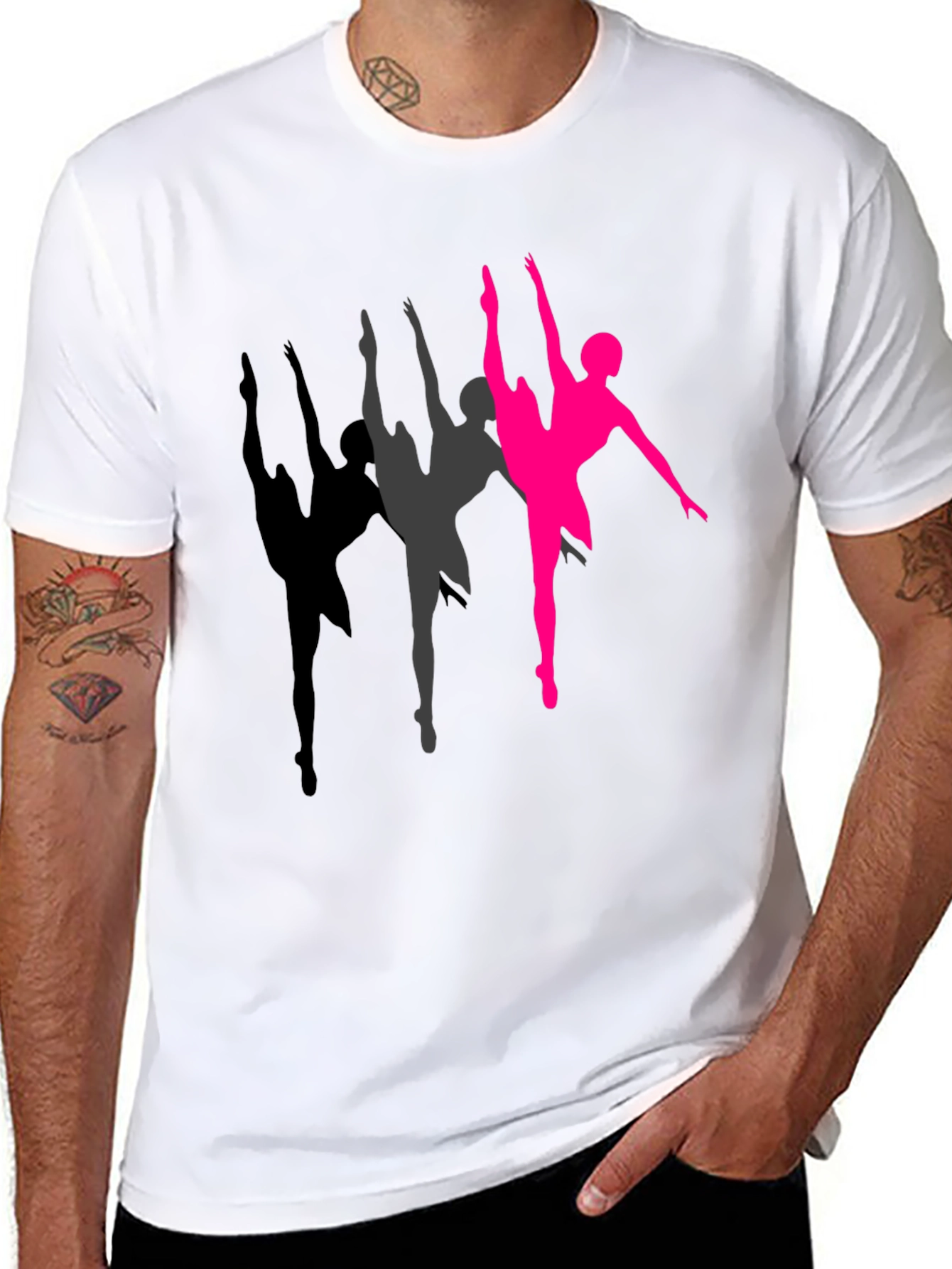 Ballet Dancer T-Shirt - Black Cotton Tee