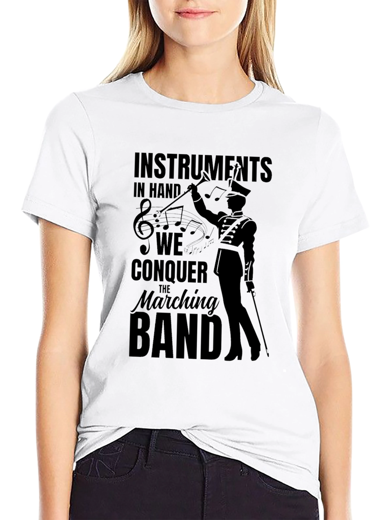 Marching Band Conductor Graphic T-Shirt