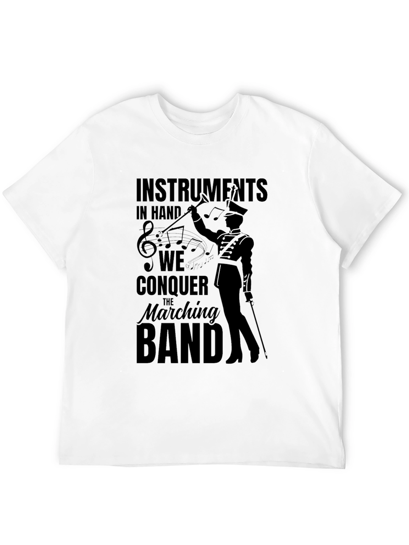 Marching Band Conductor Graphic T-Shirt