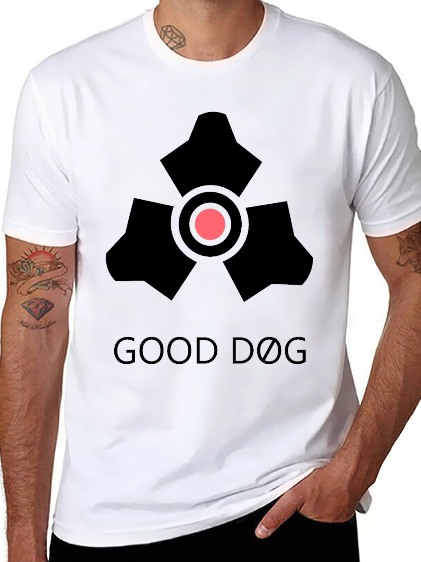 Good Dog Graphic T-Shirt - Mens Black Tee
