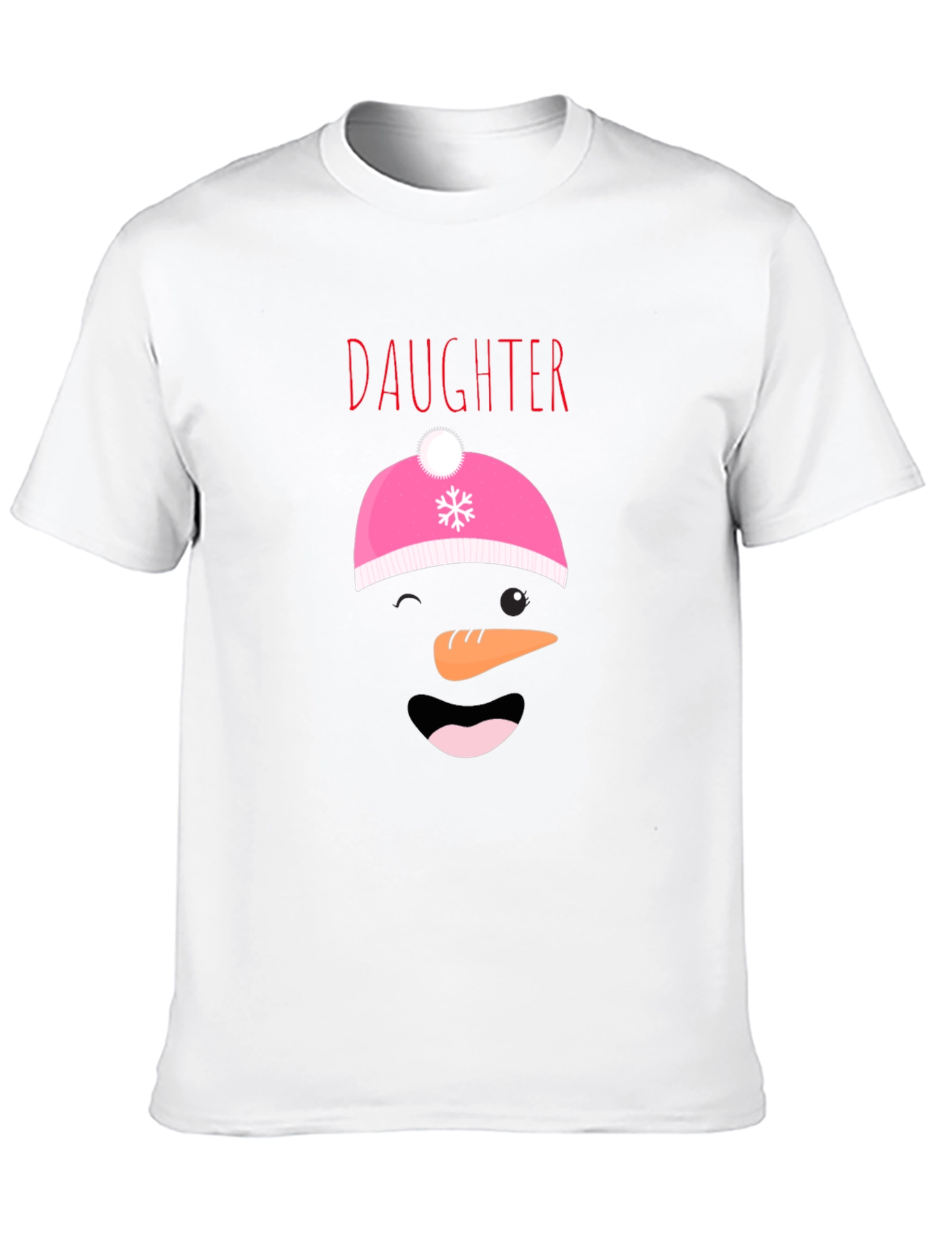 Daughter Snowman Graphic Tee