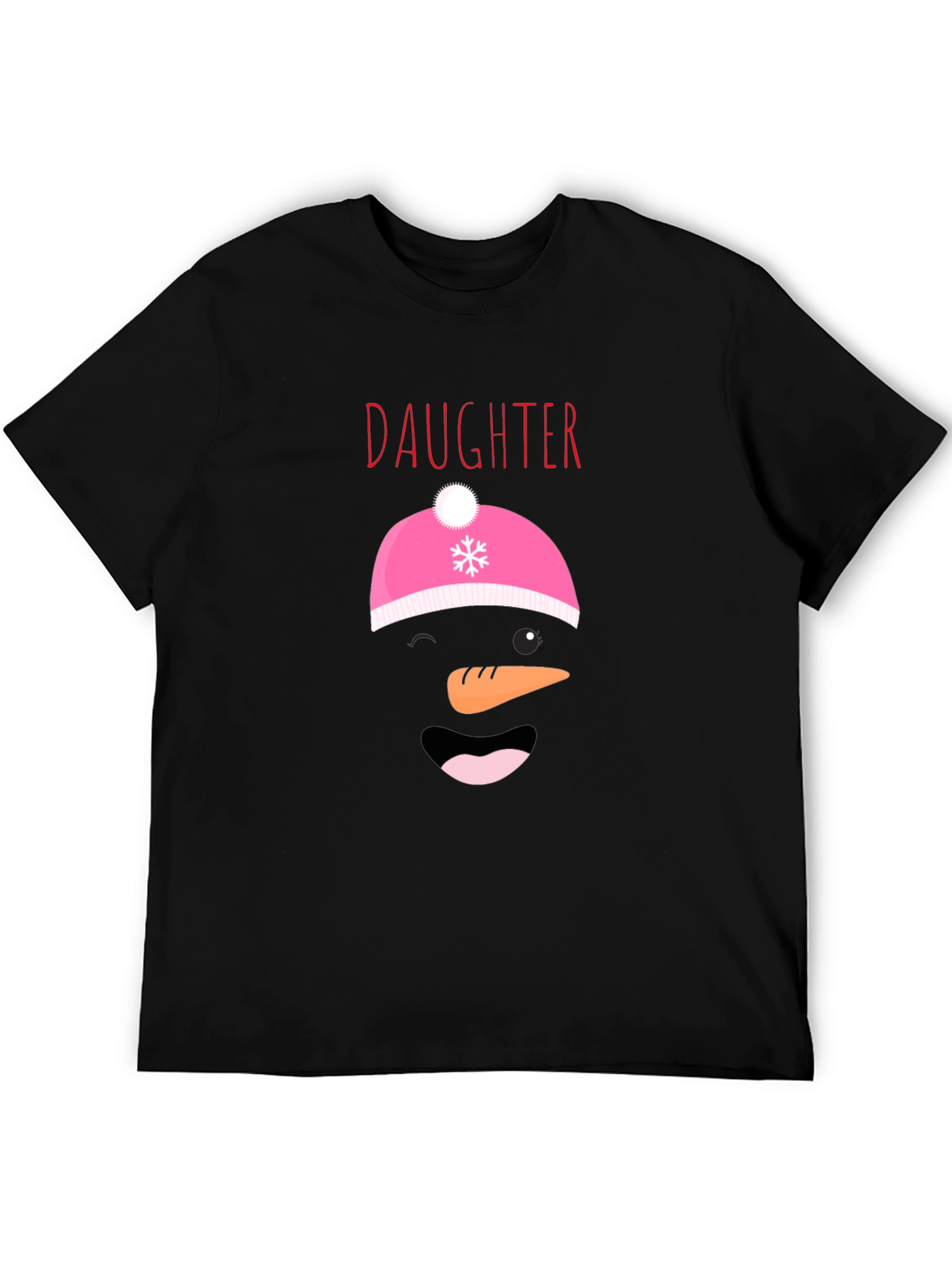 Daughter Snowman Graphic Tee