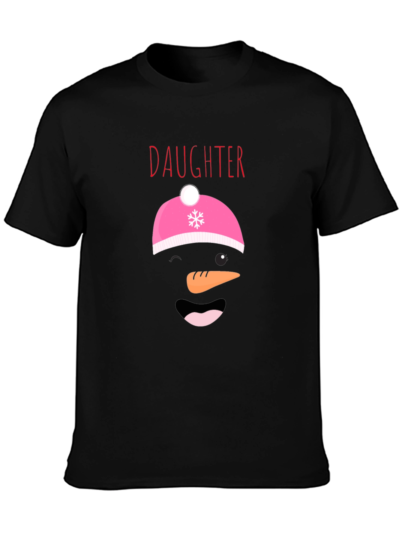 Daughter Snowman Graphic Tee