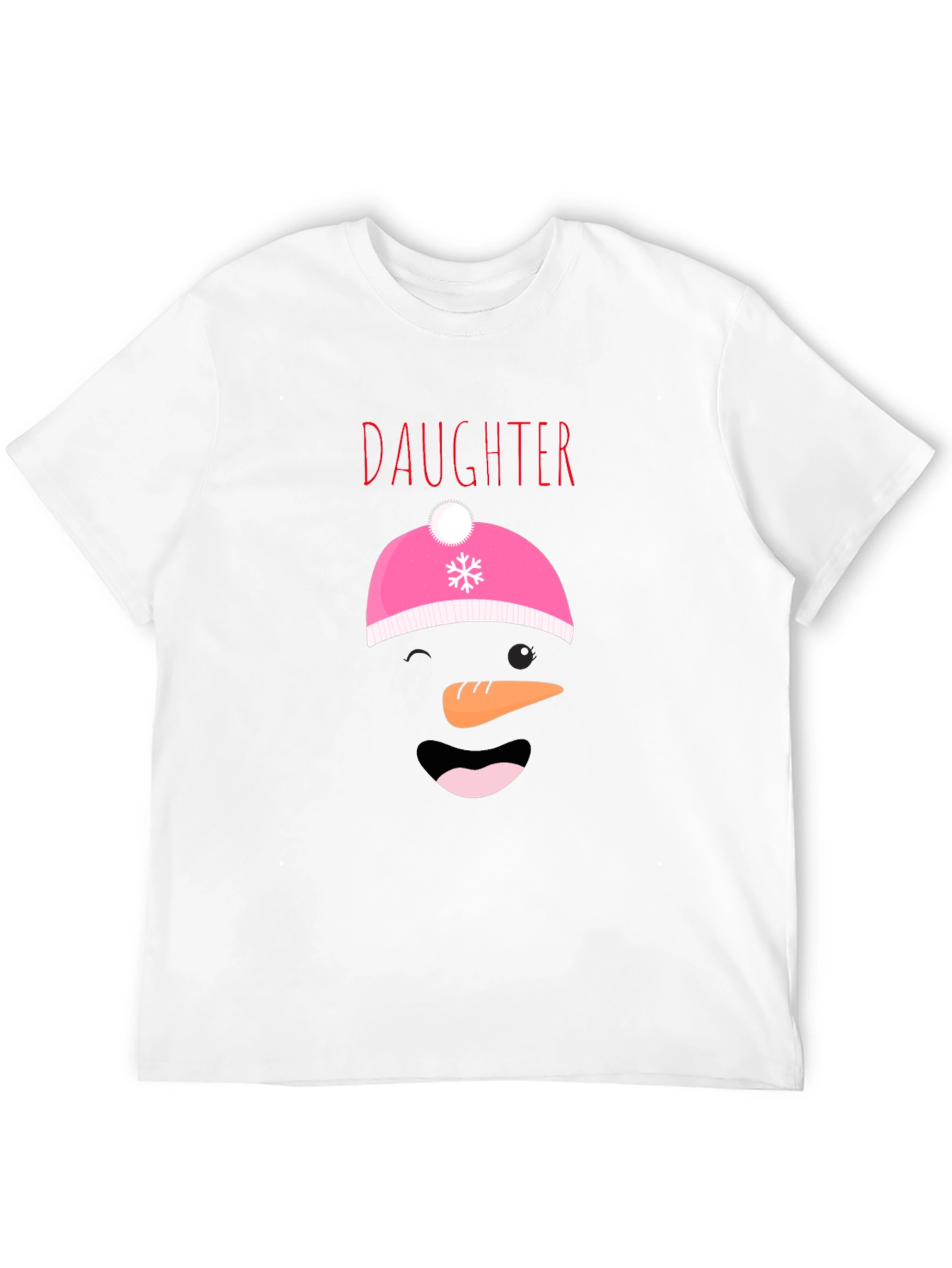 Daughter Snowman Graphic Tee