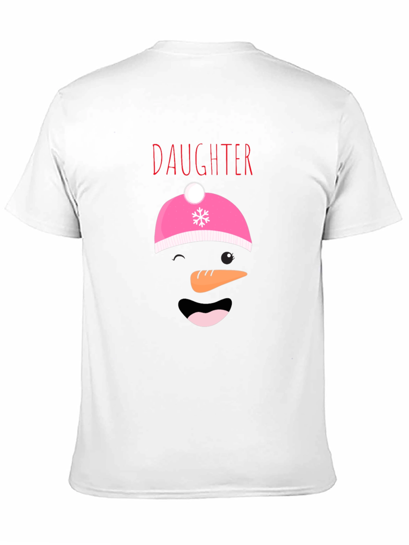 Daughter Snowman Graphic Tee