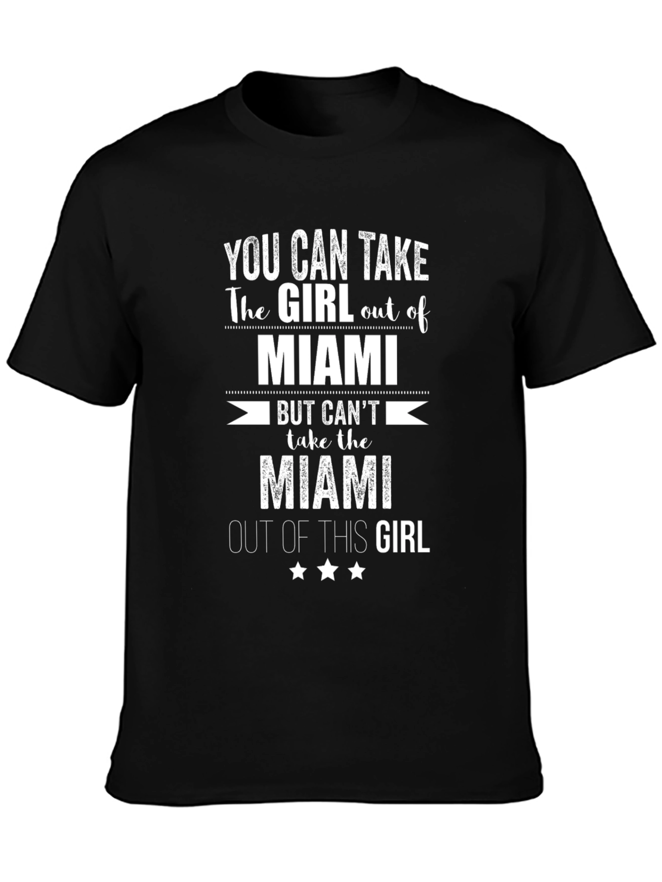 Miami Girl T-Shirt: City Pride Apparel